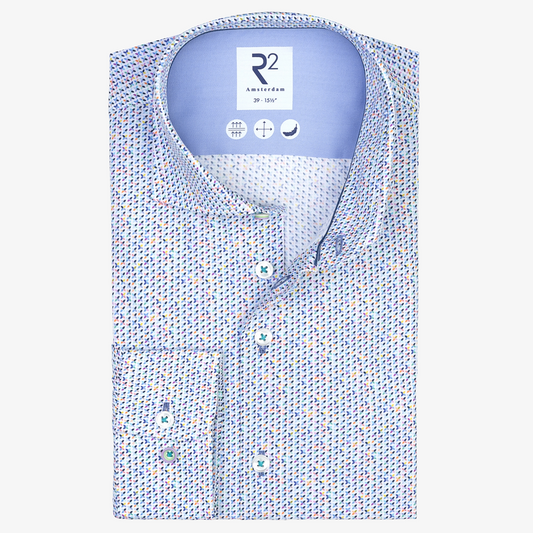 R2 Amsterdam Print Shirt - Multi