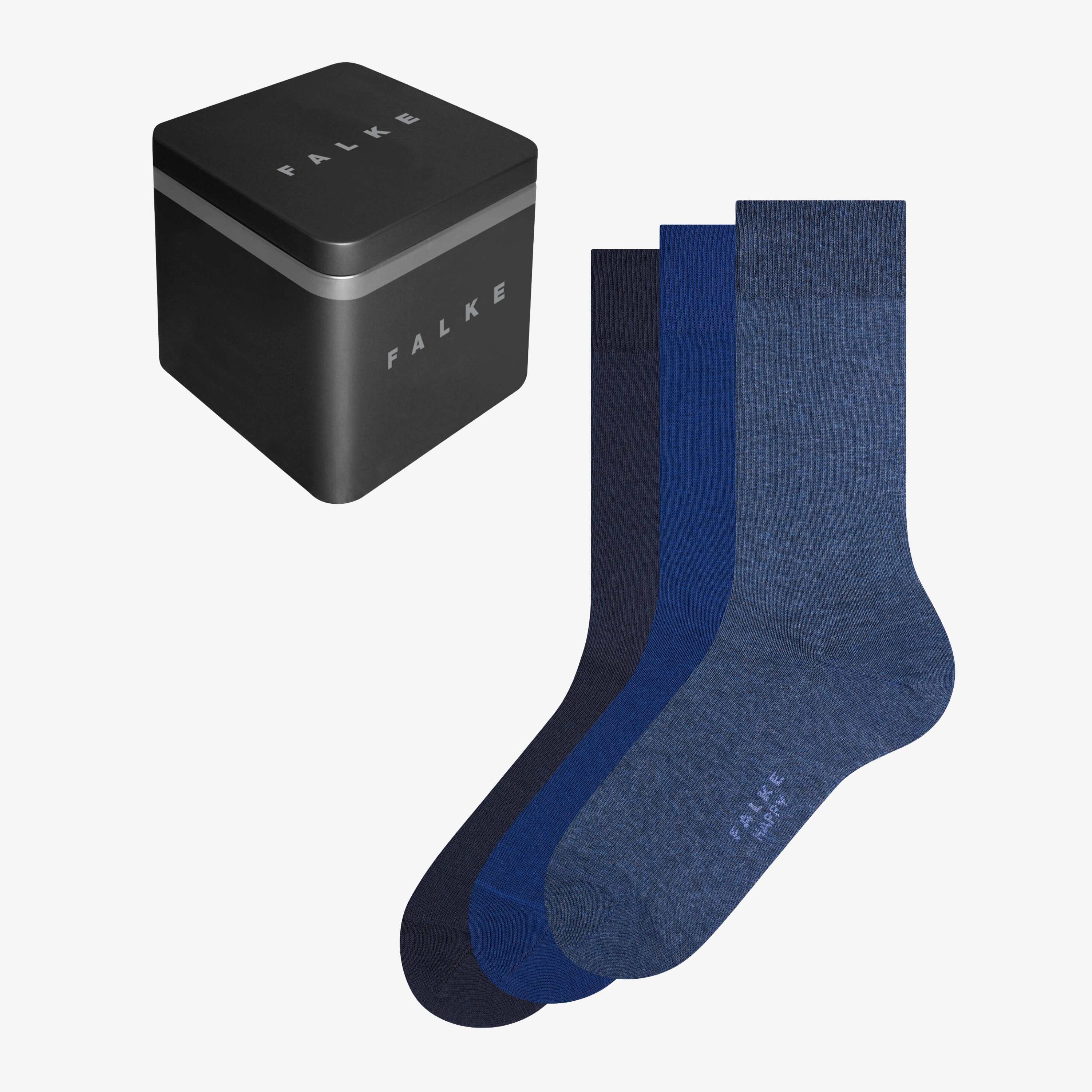 Falke Happy Box 3 Pack Socks - Blue