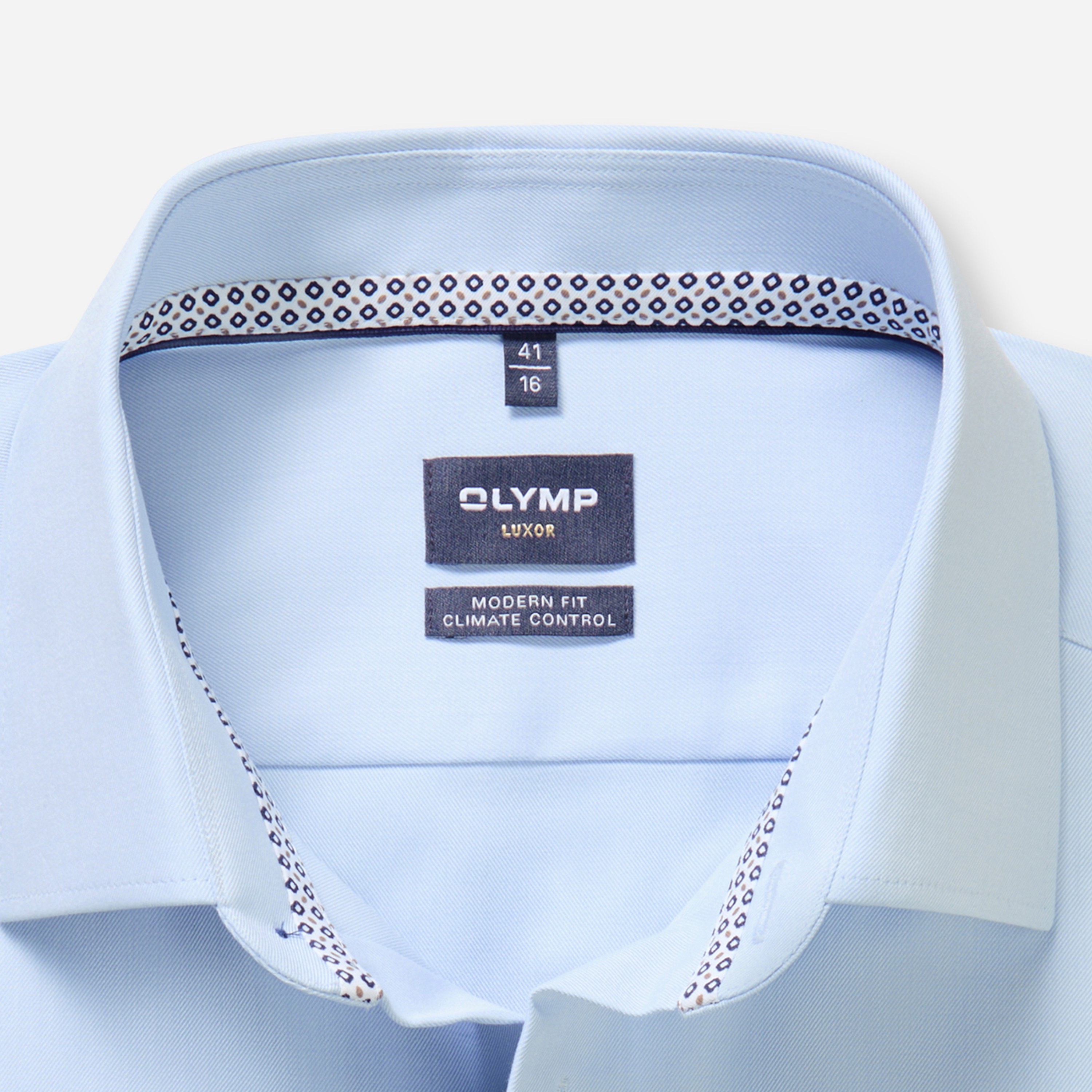 Olymp Luxor 24/Seven Modern Fit Shirt - Light Blue