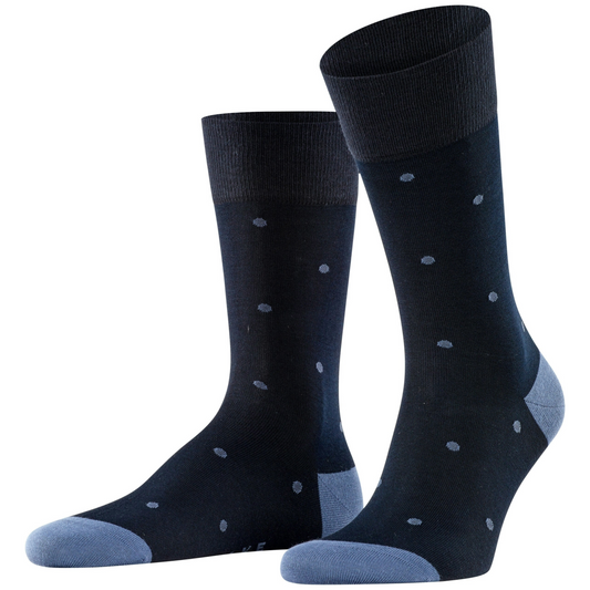 Falke Dot Socks - Dark Navy