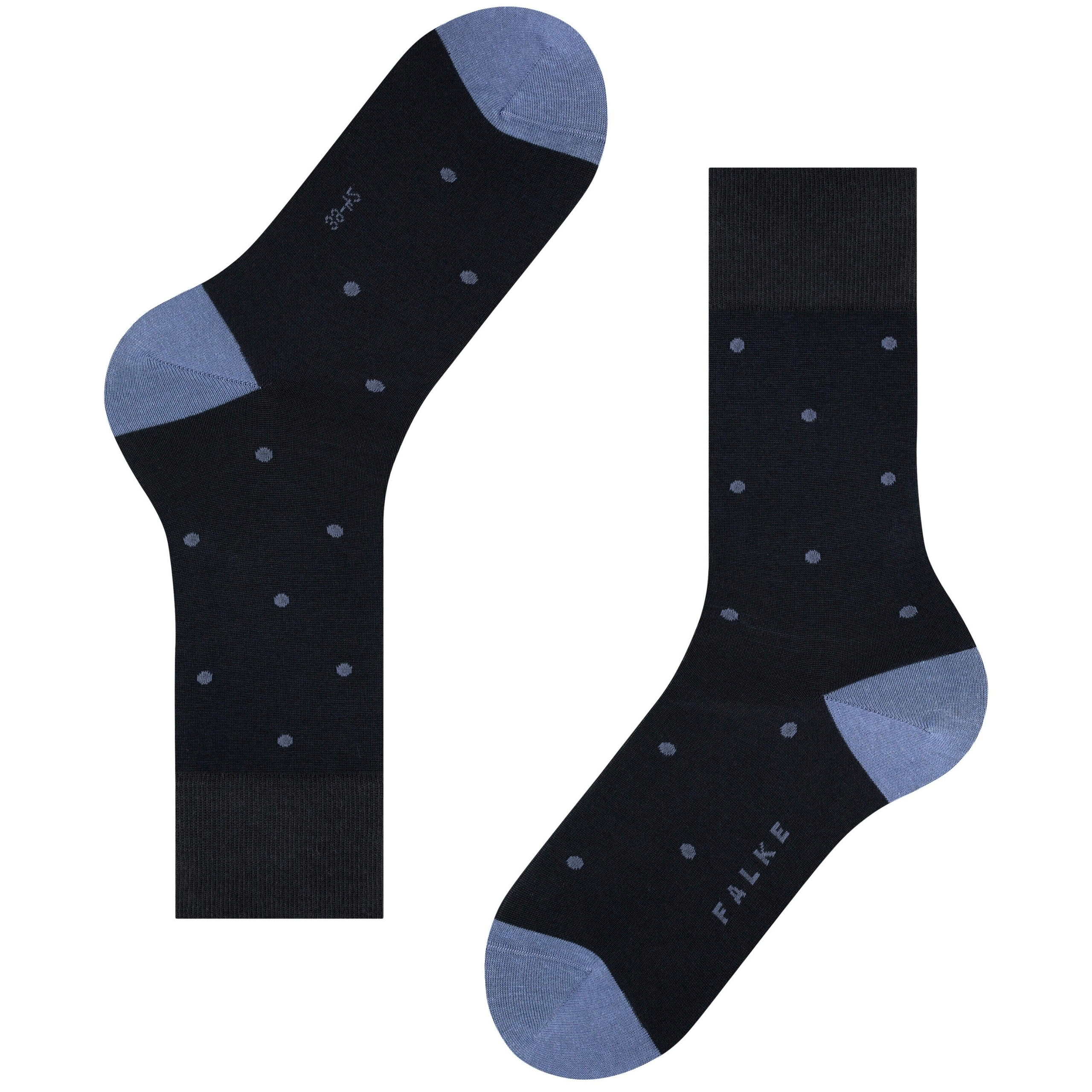Falke Dot Socks - Dark Navy