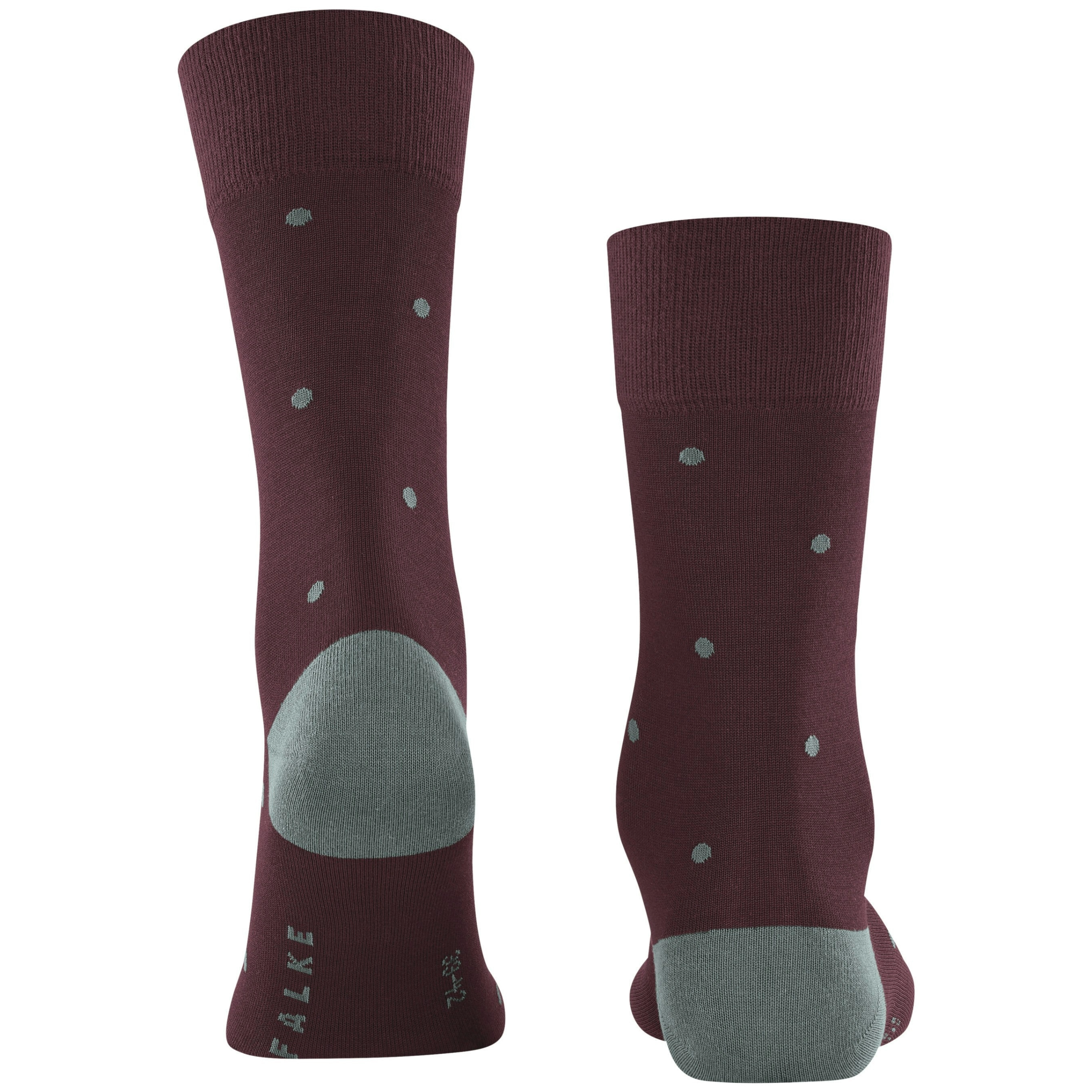 Falke Dot Socks - Wine