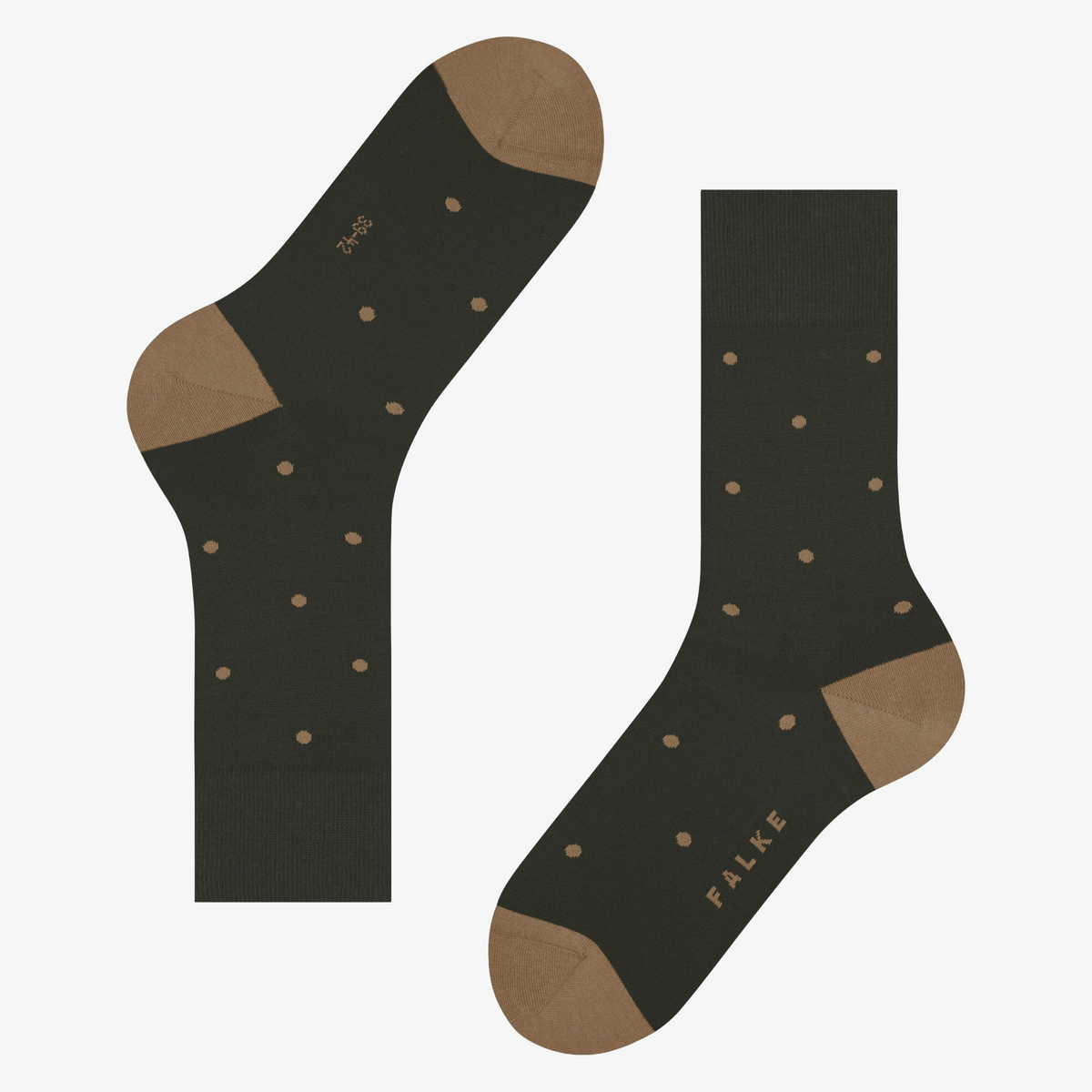 Falke Dot Socks - Brown