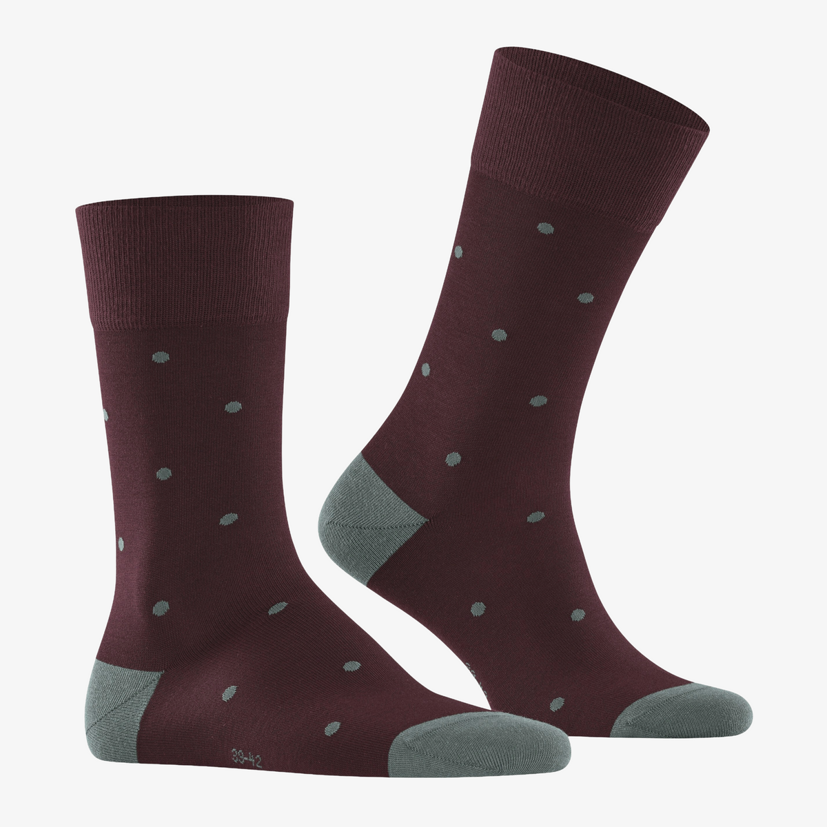 Falke Dot Socks - Wine