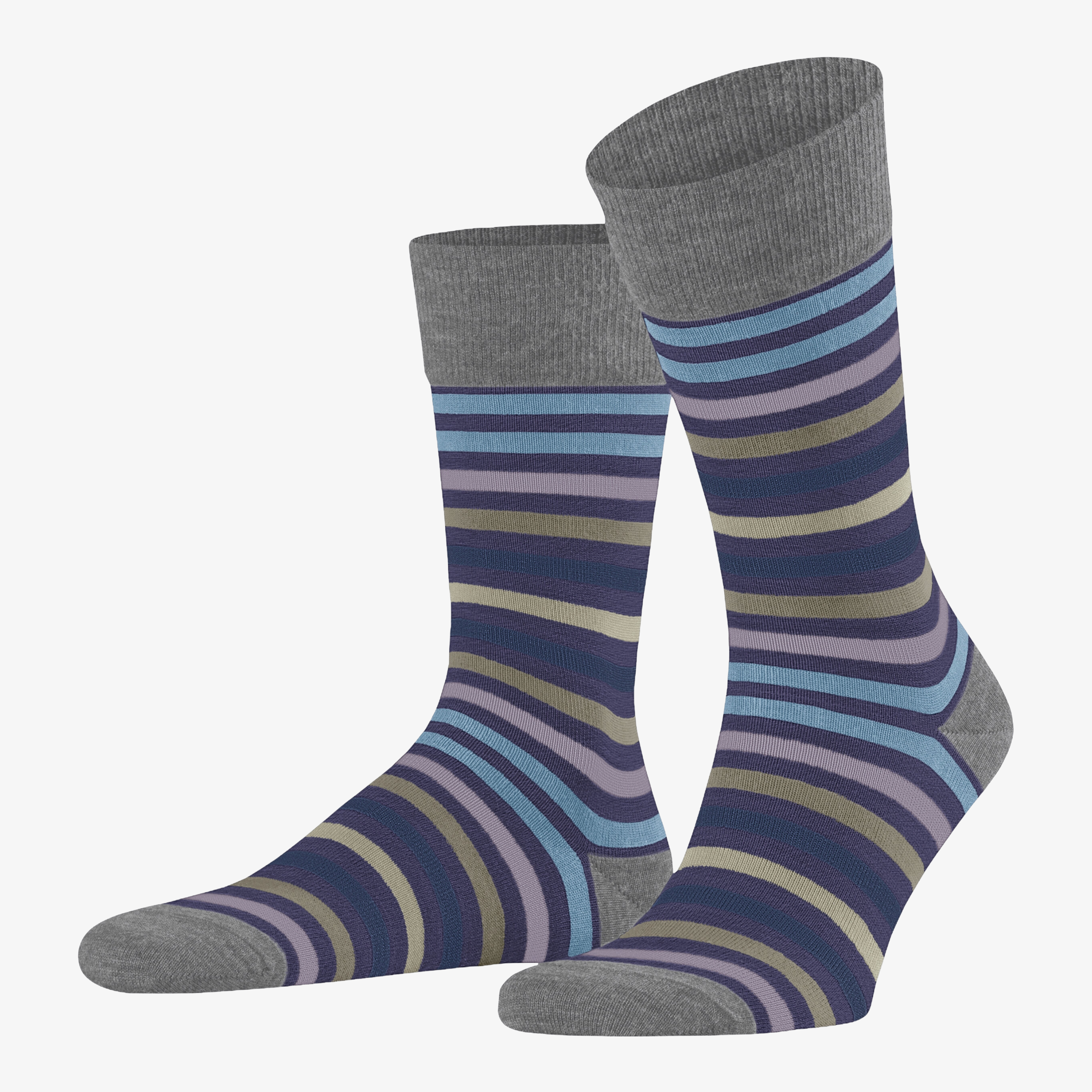 Falke Tinted Stripe Socks - Grey