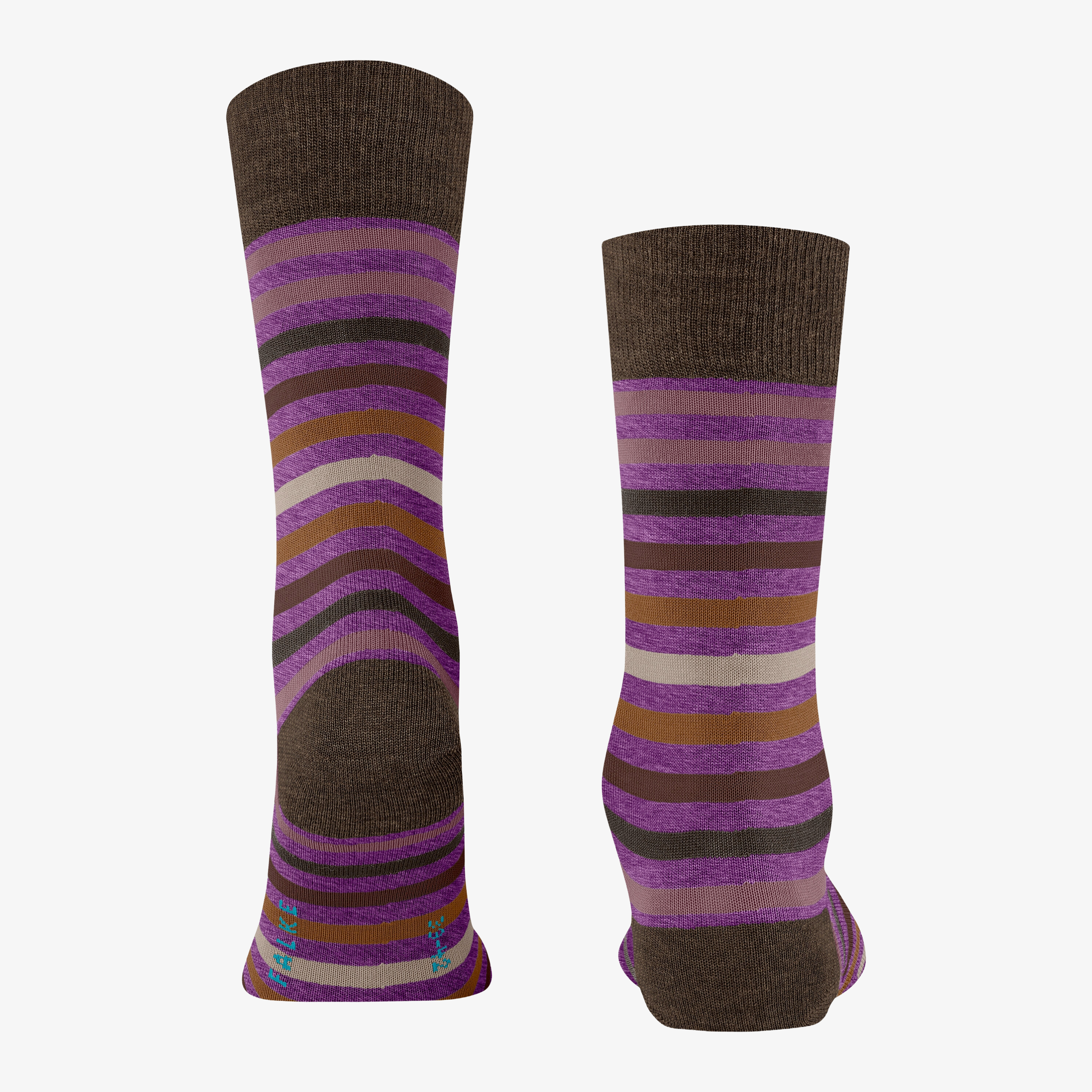 Falke Tinted Stripe Socks - Purple