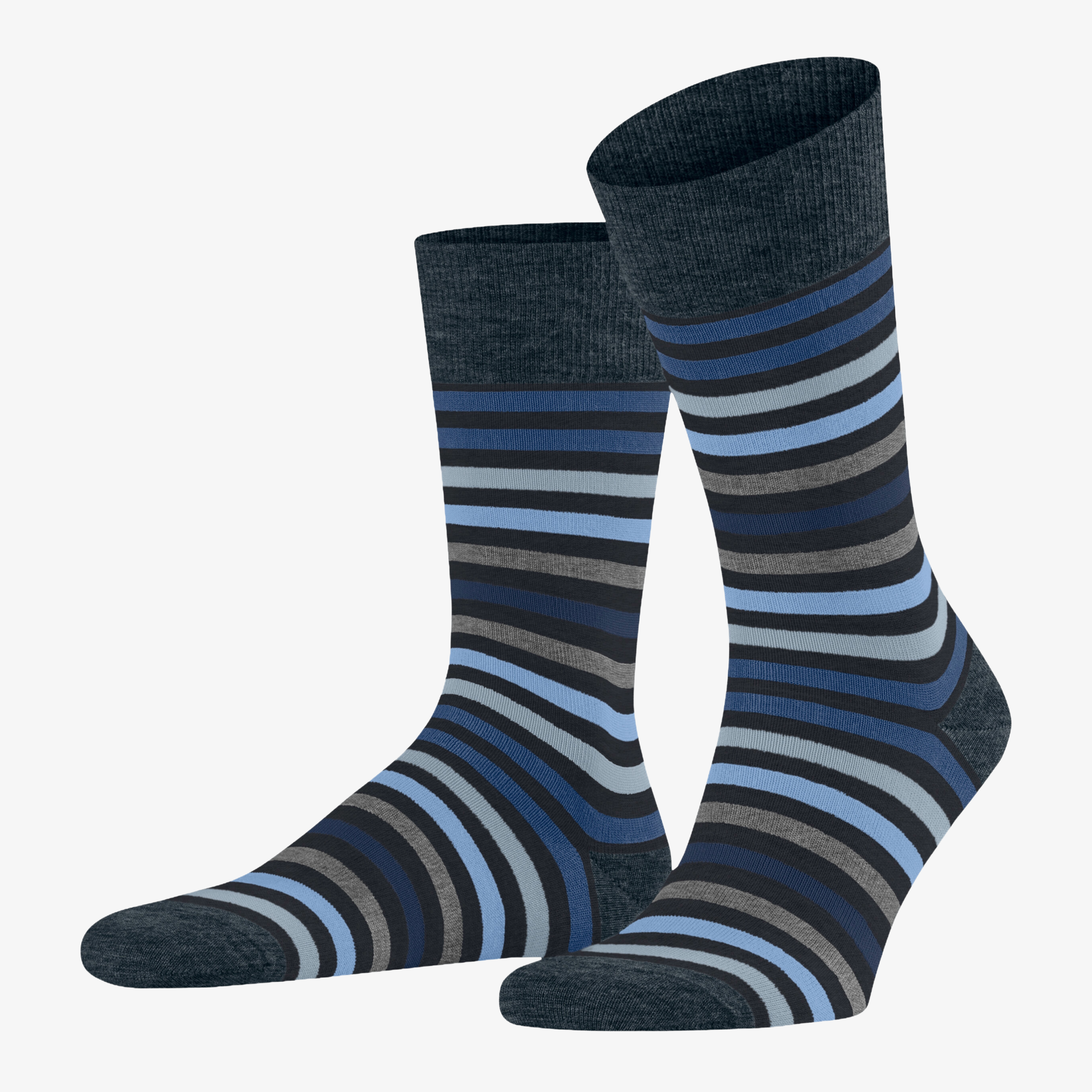 Falke Tinted Stripe Socks - Navy