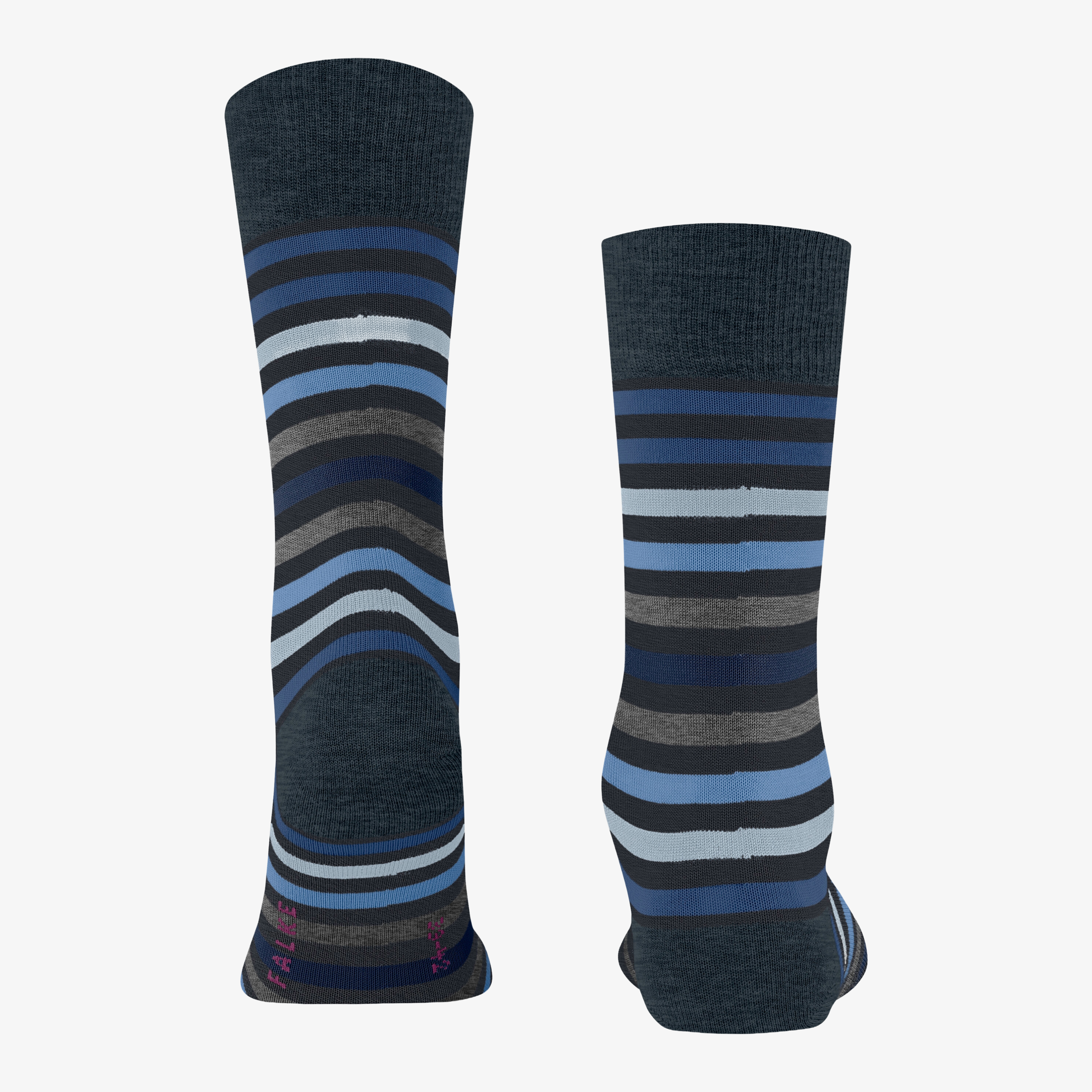 Falke Tinted Stripe Socks - Navy