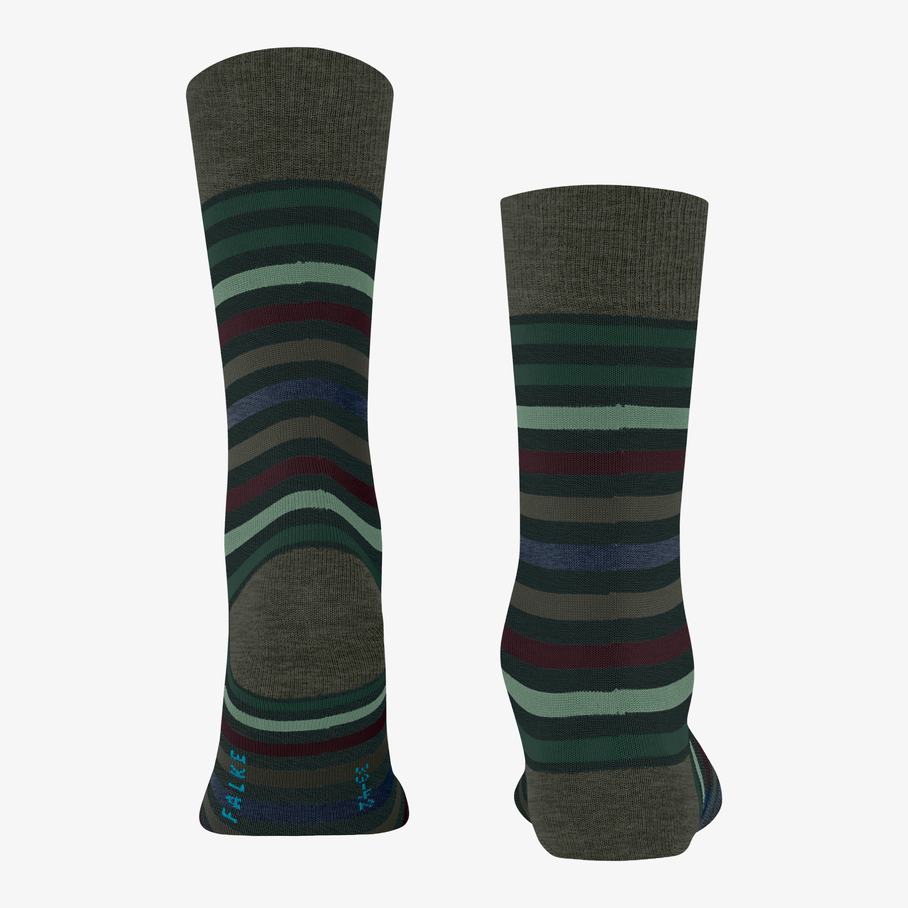 Falke Tinted Stripe Socks - Green