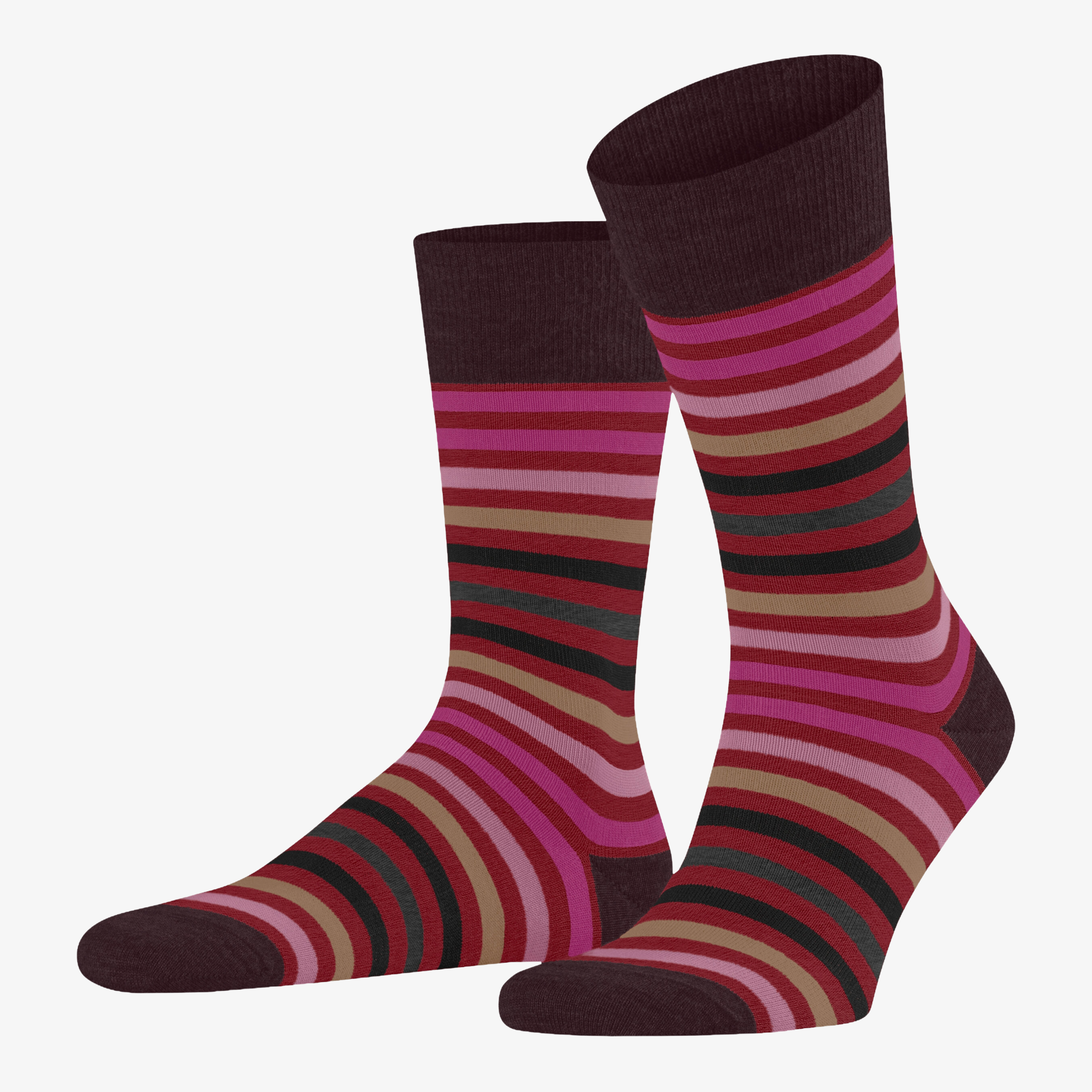 Falke Tinted Stripe Socks - Red