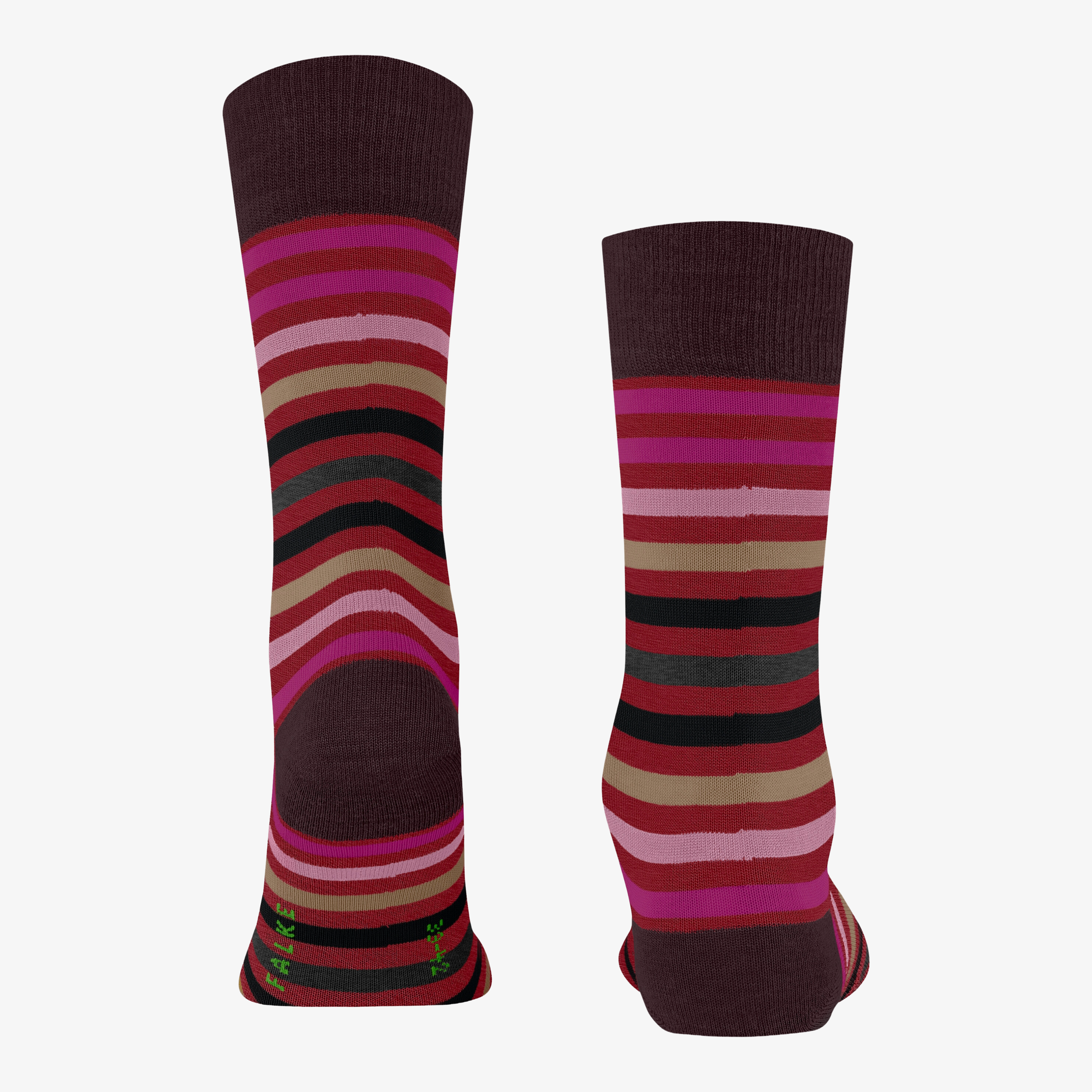 Falke Tinted Stripe Socks - Red