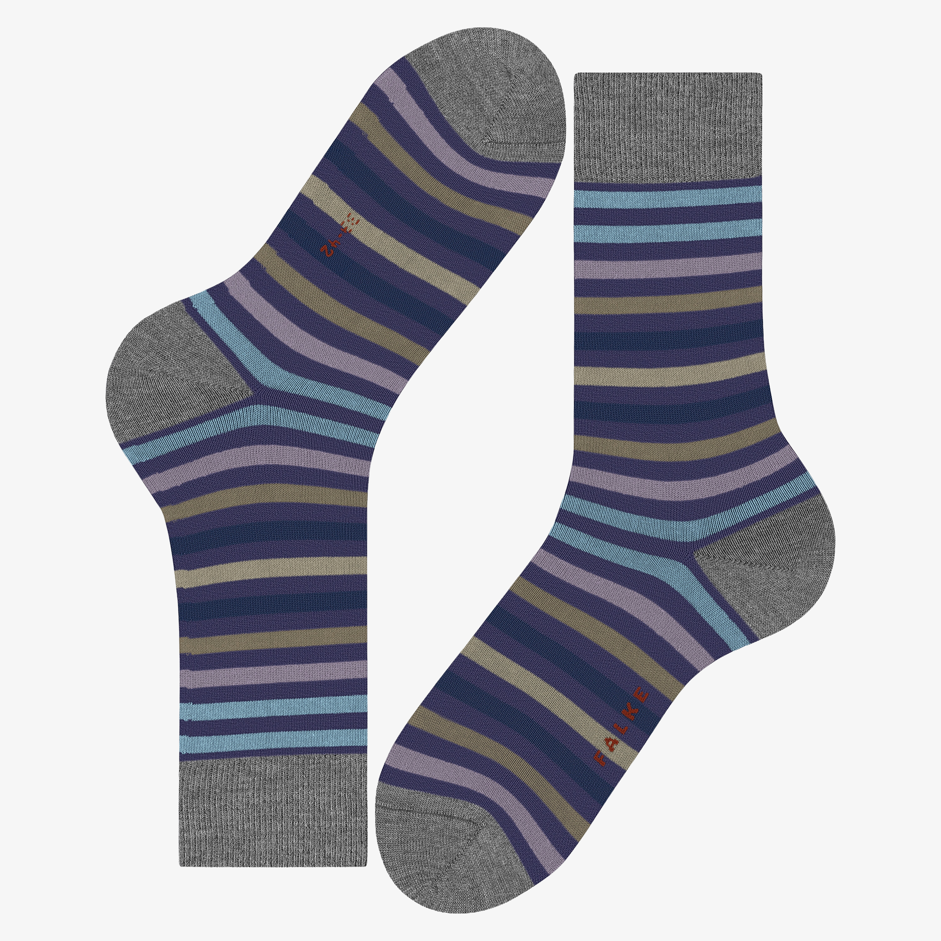 Falke Tinted Stripe Socks - Grey