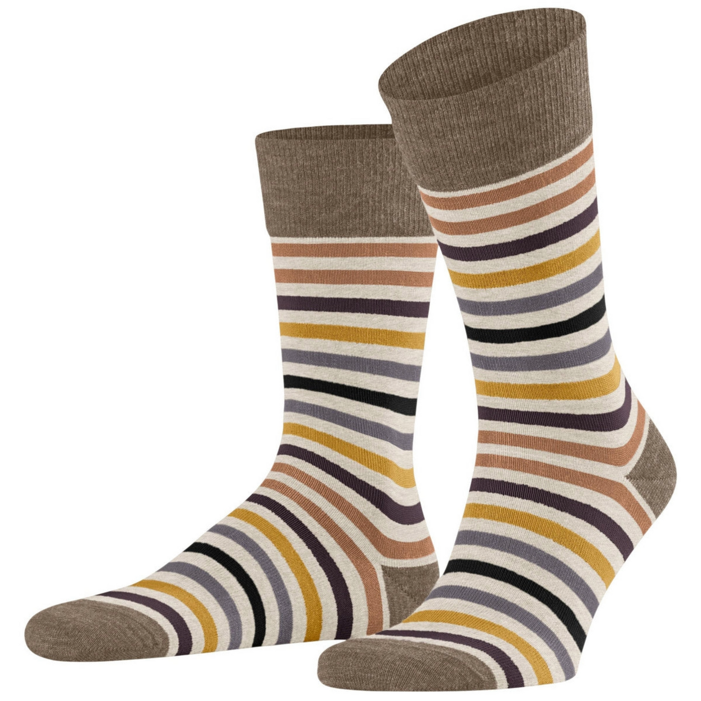 Falke Tinted Stripe Socks - Beige