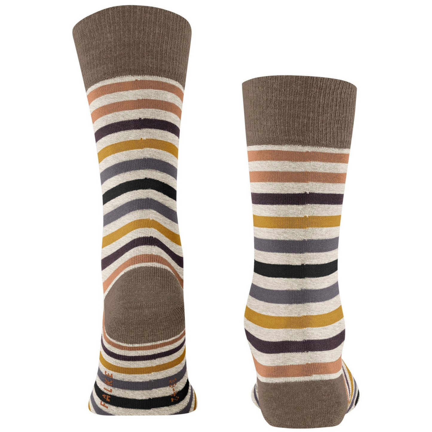 Falke Tinted Stripe Socks - Beige