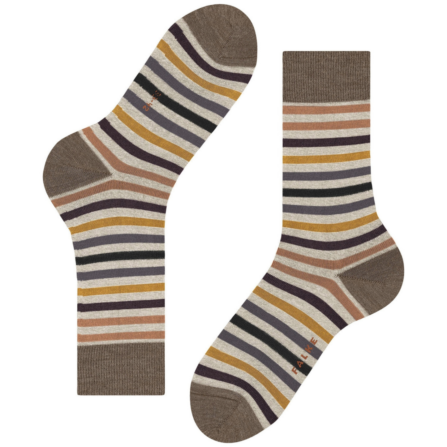 Falke Tinted Stripe Socks - Beige