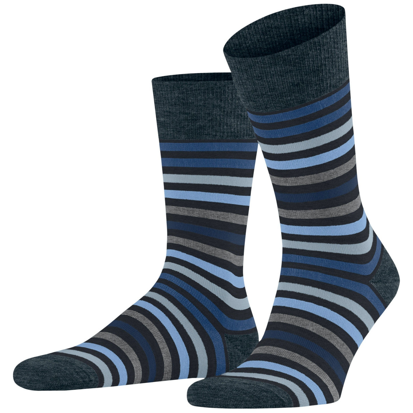 Falke Tinted Stripe Socks - Navy