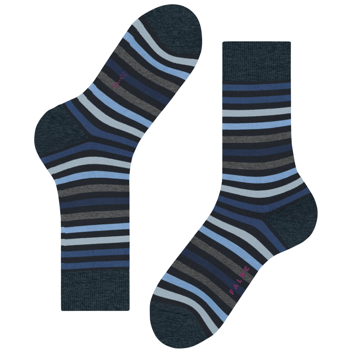 Falke Tinted Stripe Socks - Navy