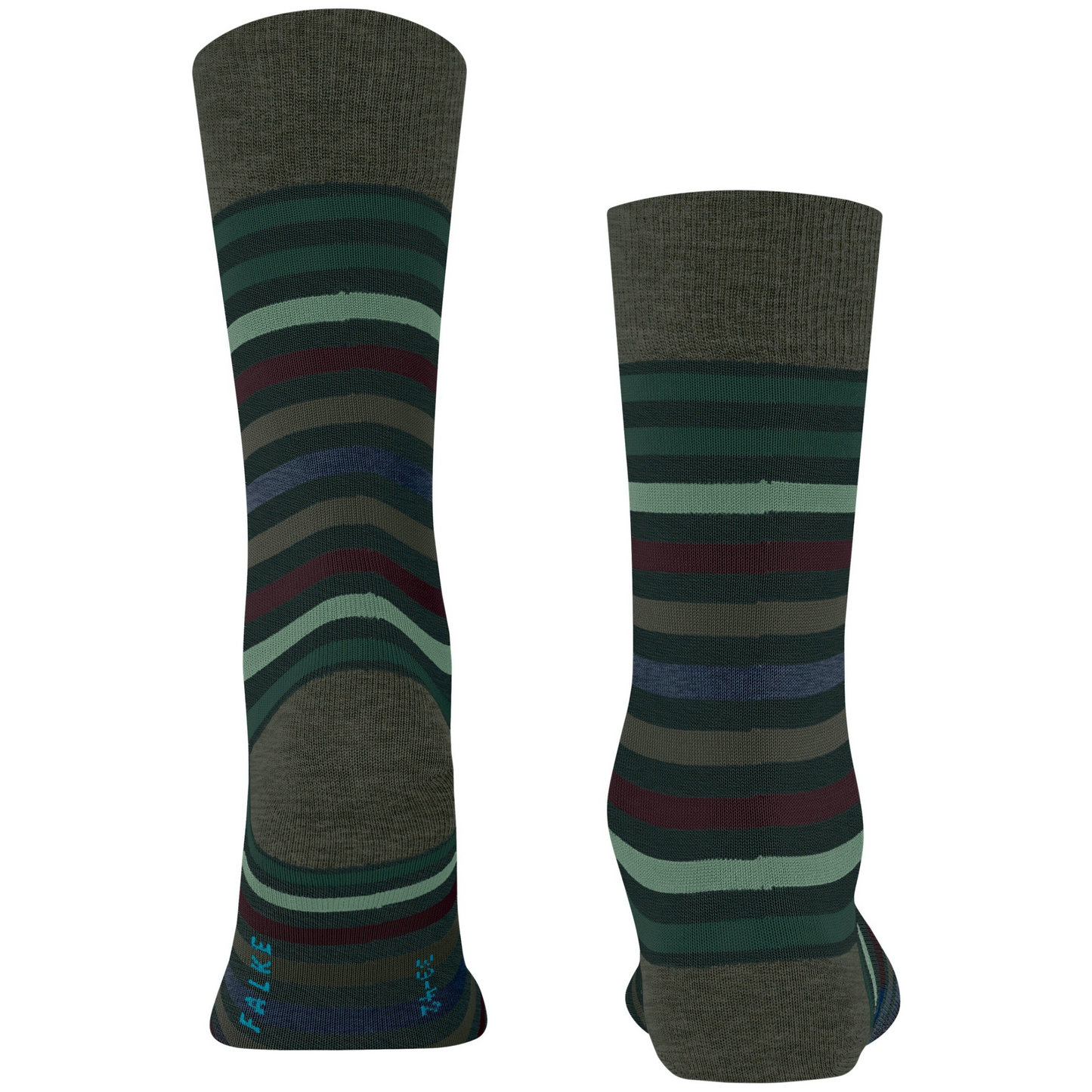 Falke Tinted Stripe Socks - Green