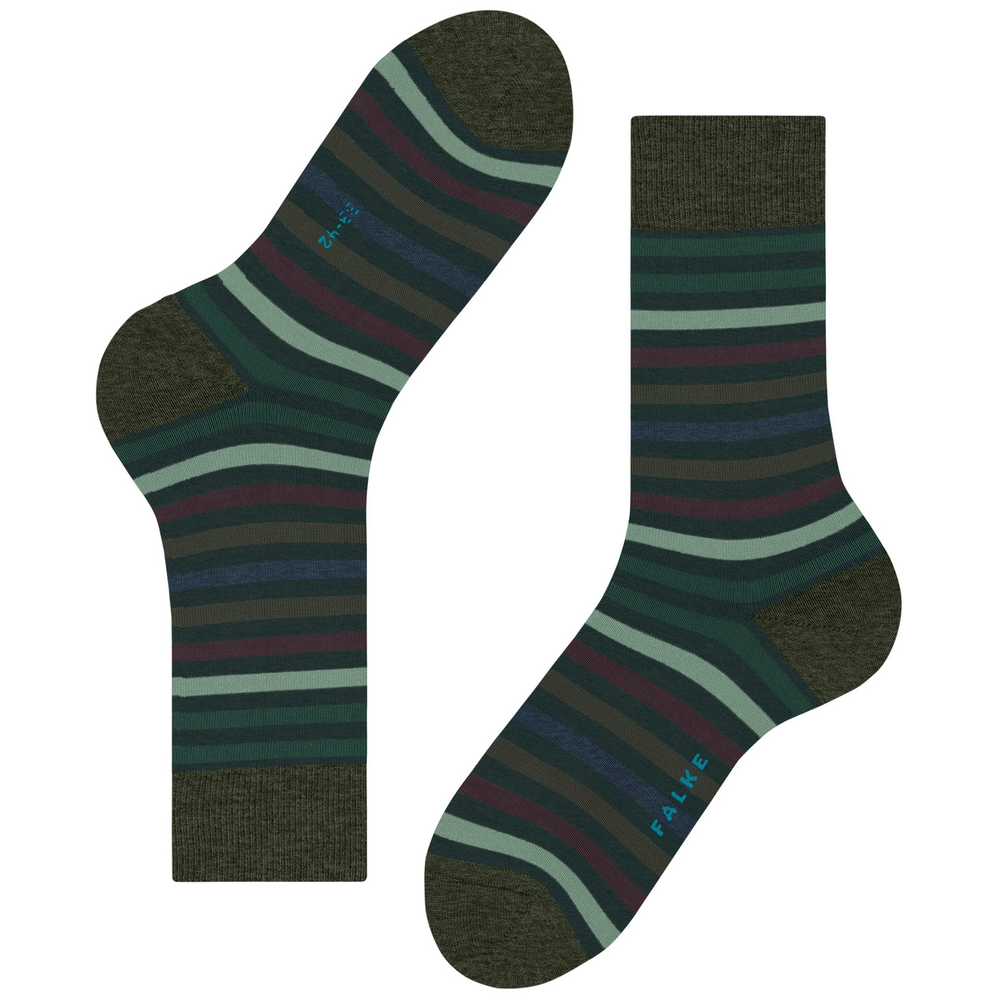 Falke Tinted Stripe Socks - Green