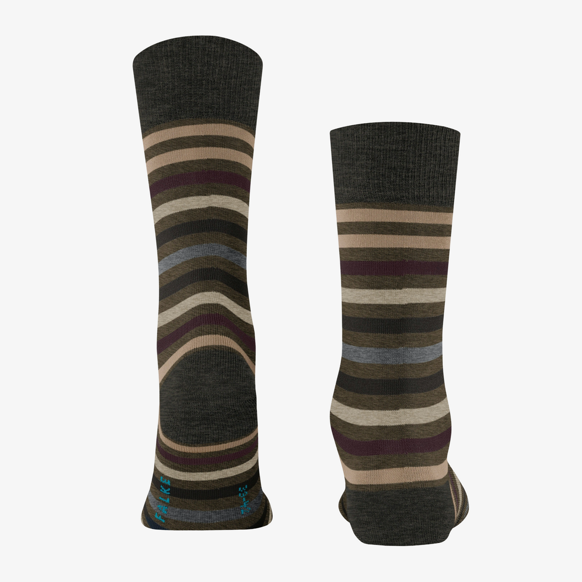 Falke Tinted Stripe Socks - Beech