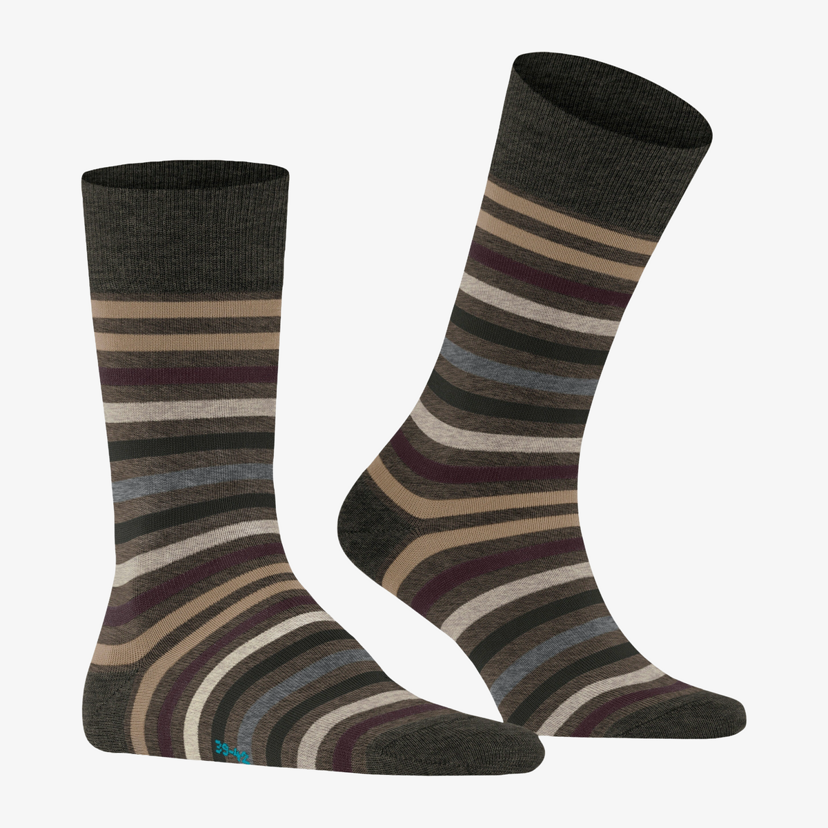 Falke Tinted Stripe Socks - Beech