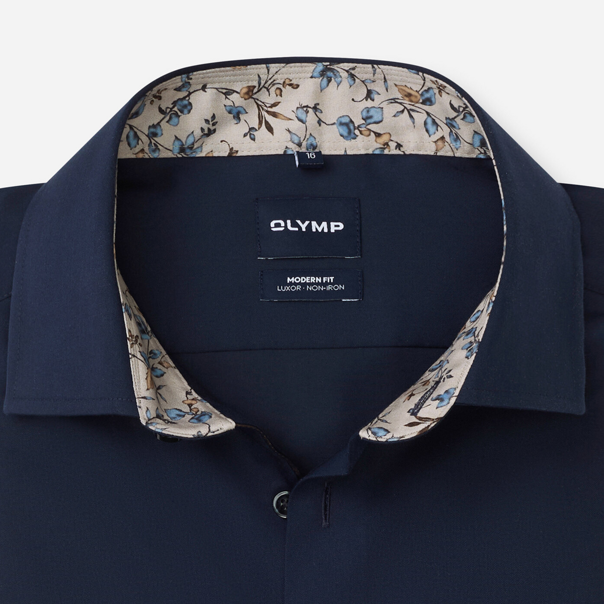 Olymp Luxor Modern Fit Shirt - Navy