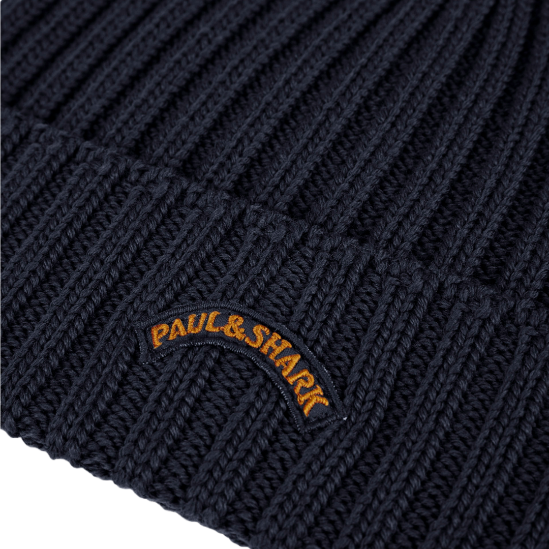 Paul & Shark Wool Beanie - Navy