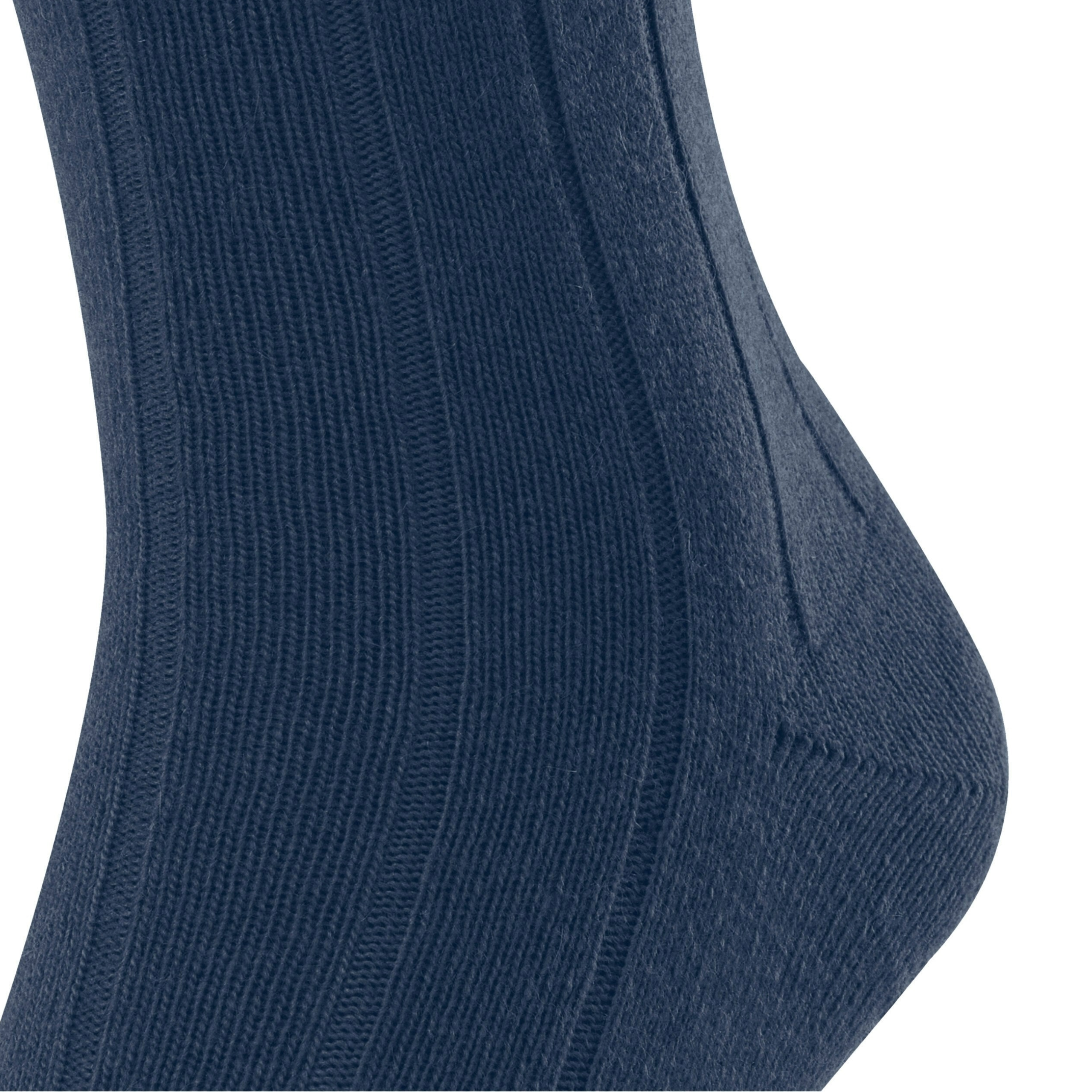 Falke Lhasa Rib Wool-Cashmere Socks - Indigo