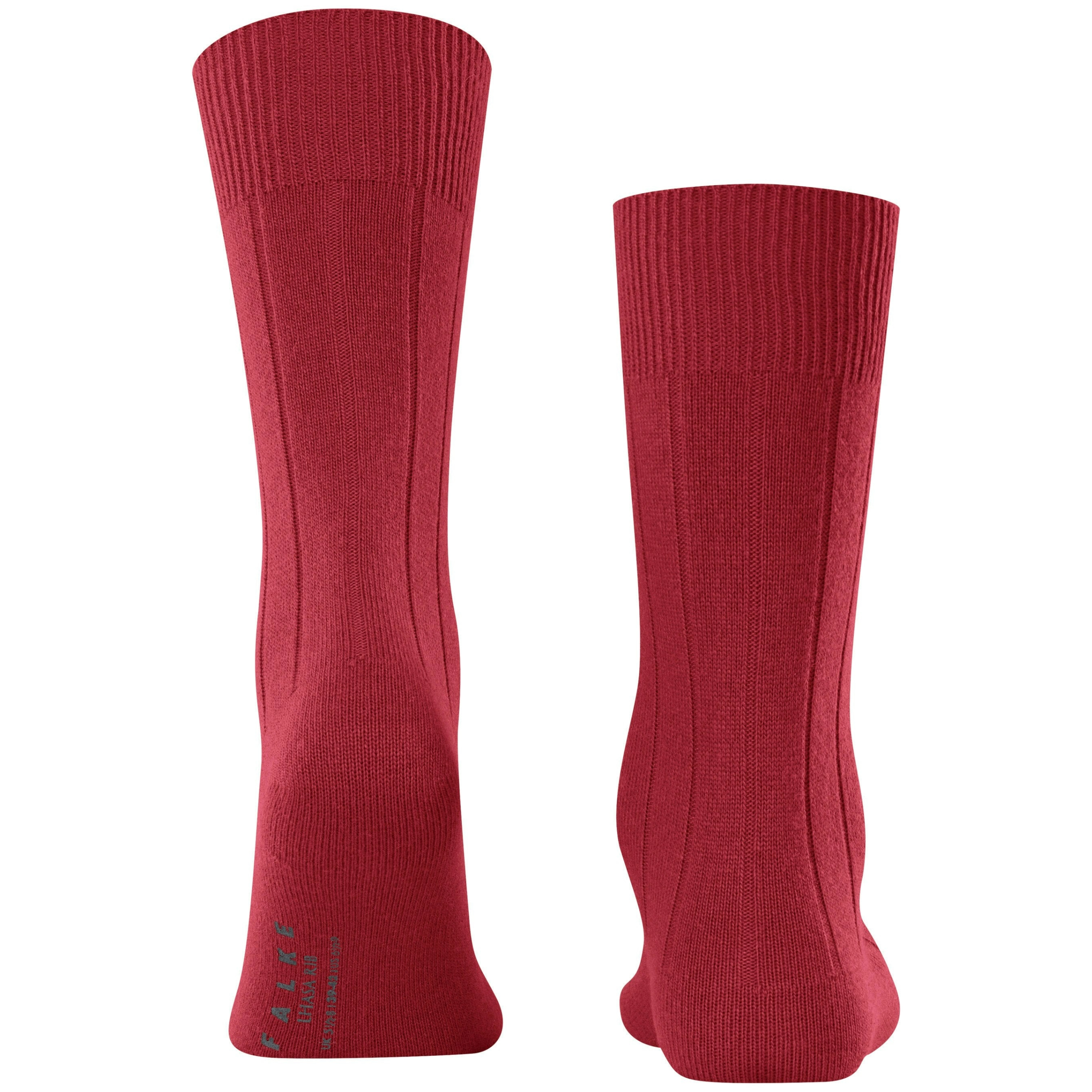 Falke Lhasa Rib Wool-Cashmere Socks - Red