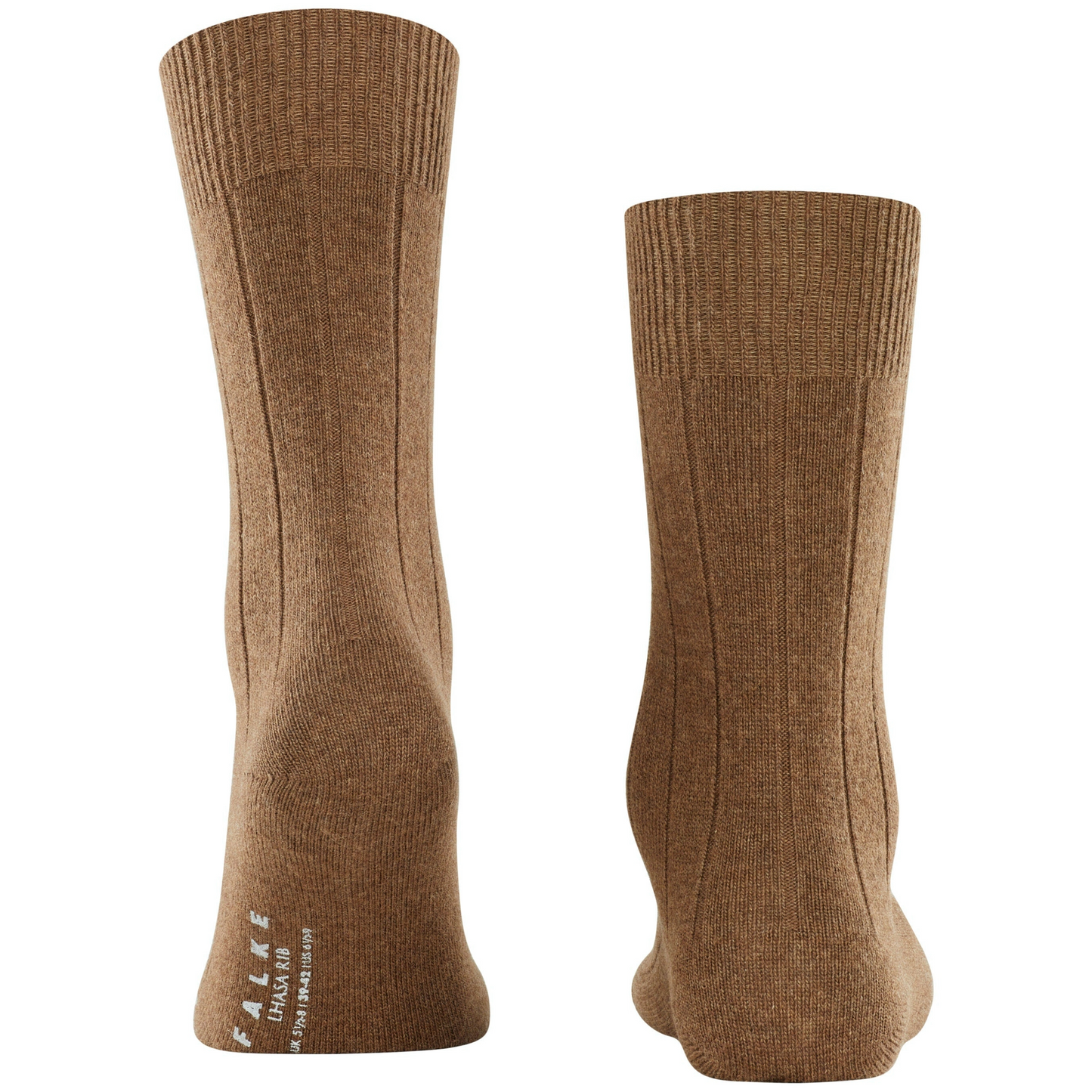 Falke Lhasa Rib Wool-Cashmere Socks - Camel