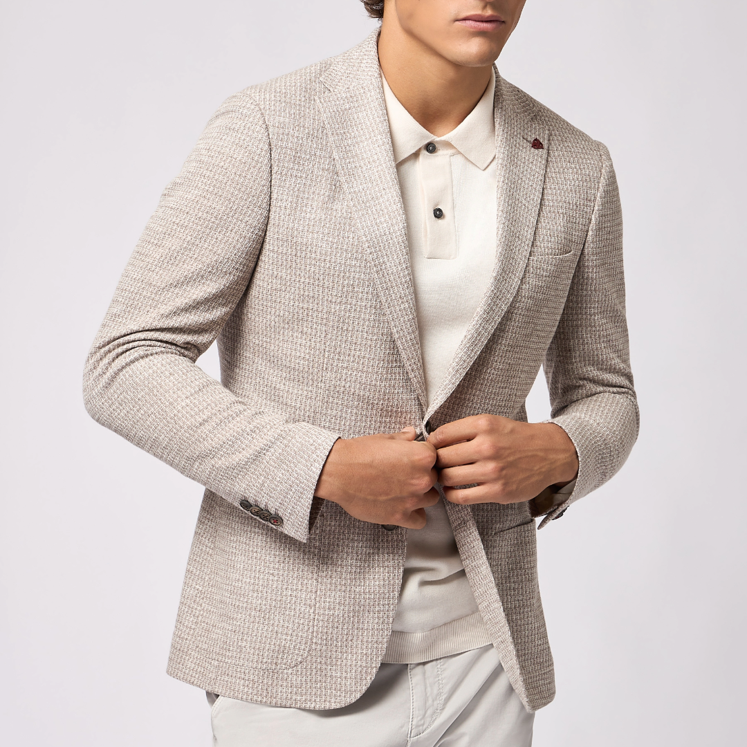 Roy Robson Slim Fit Jacket - Beige