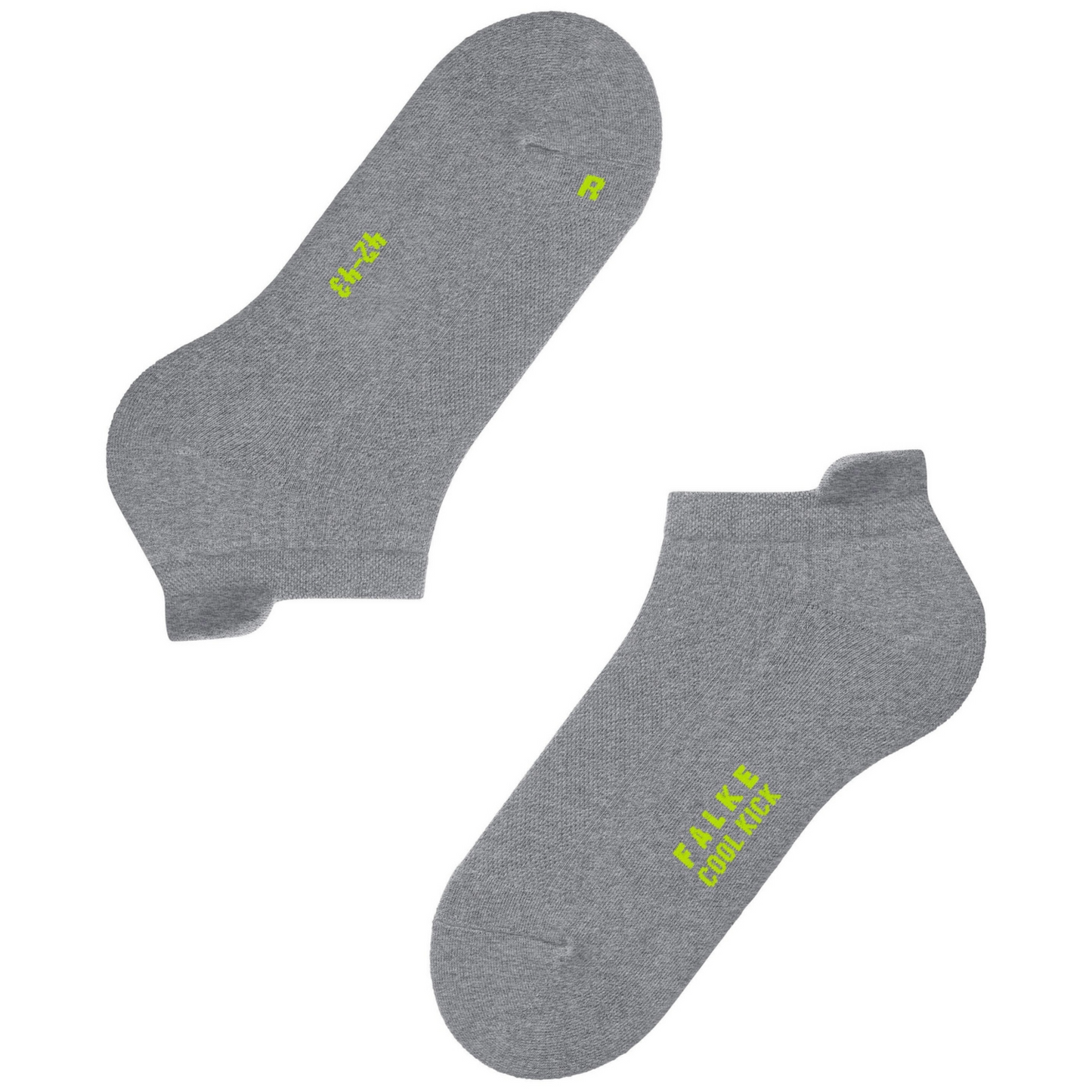 Falke Cool Kick Unisex Invisible Socks - Light Grey