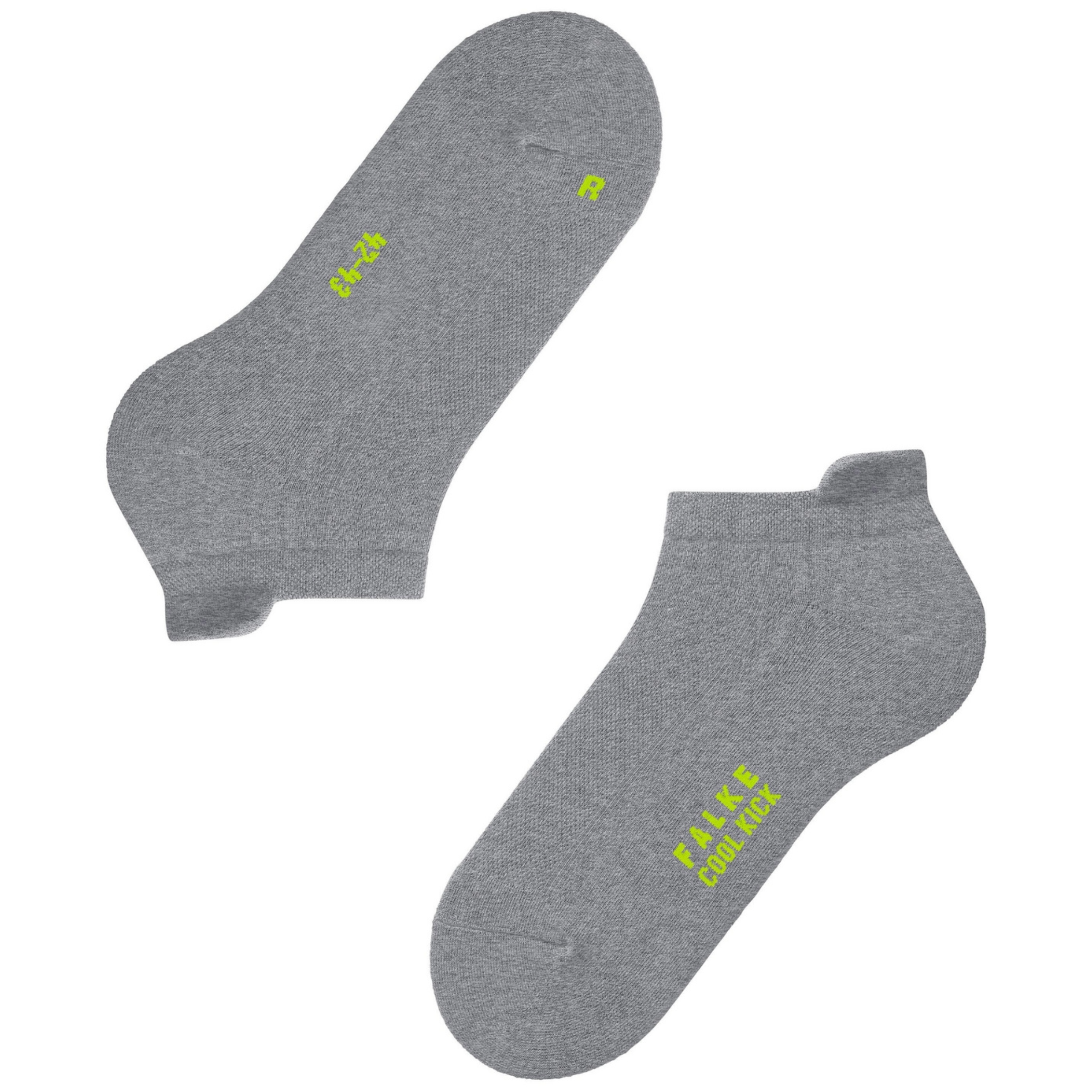 Falke Cool Kick Invisible Socks - Light Grey