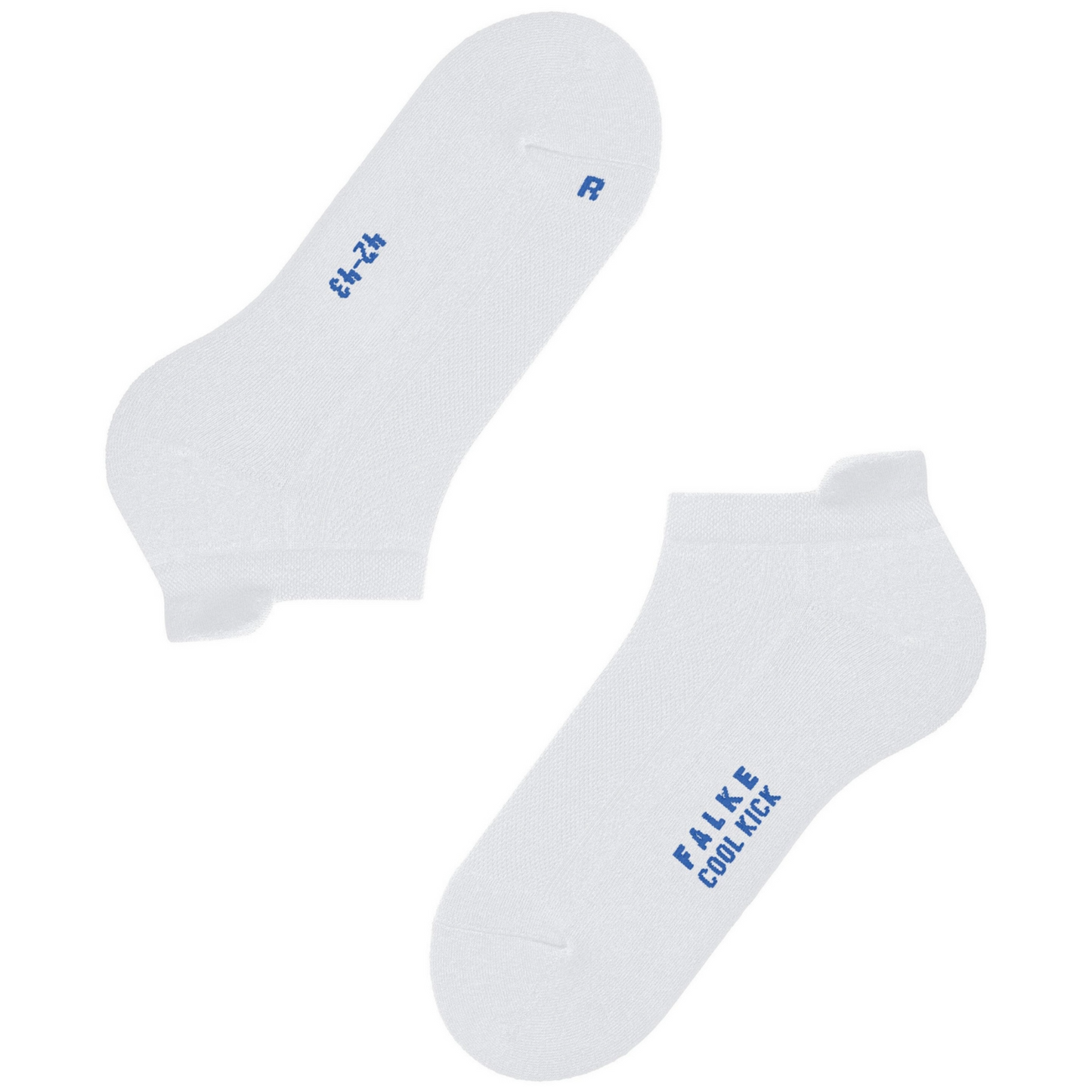 Falke Cool Kick Unisex Invisible Socks - White