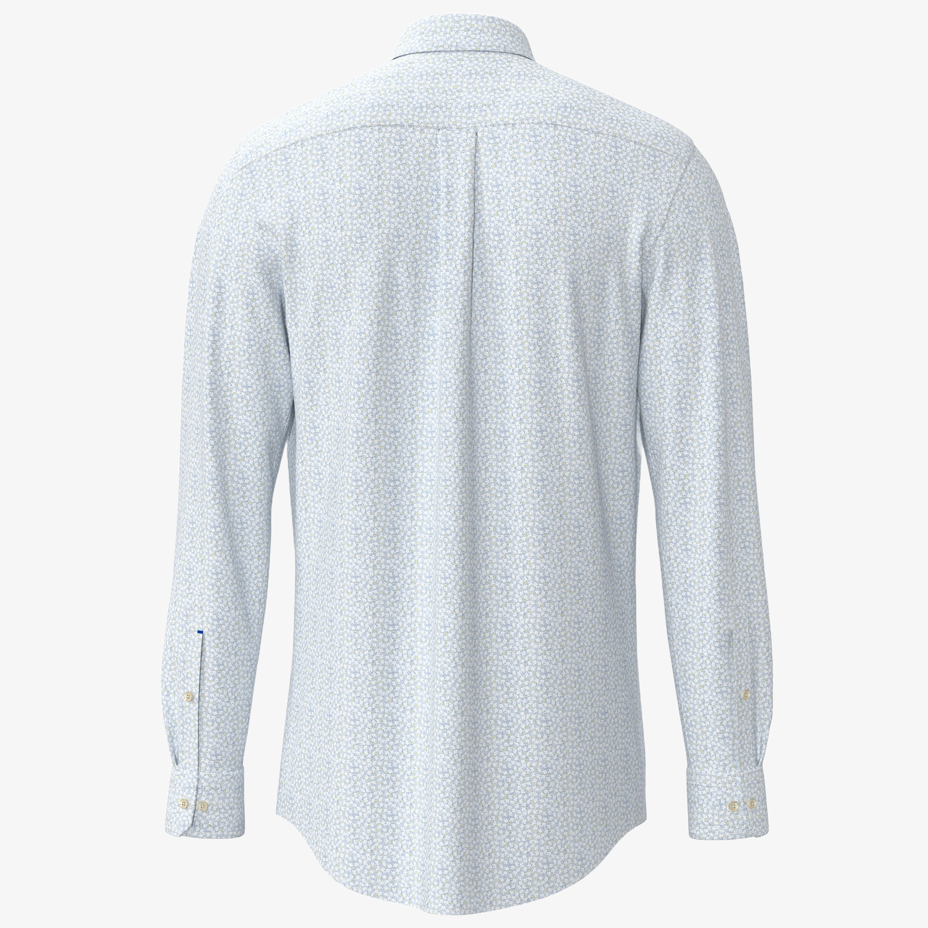 Fynch-Hatton Cotton Print Shirt - Vivid Yellow