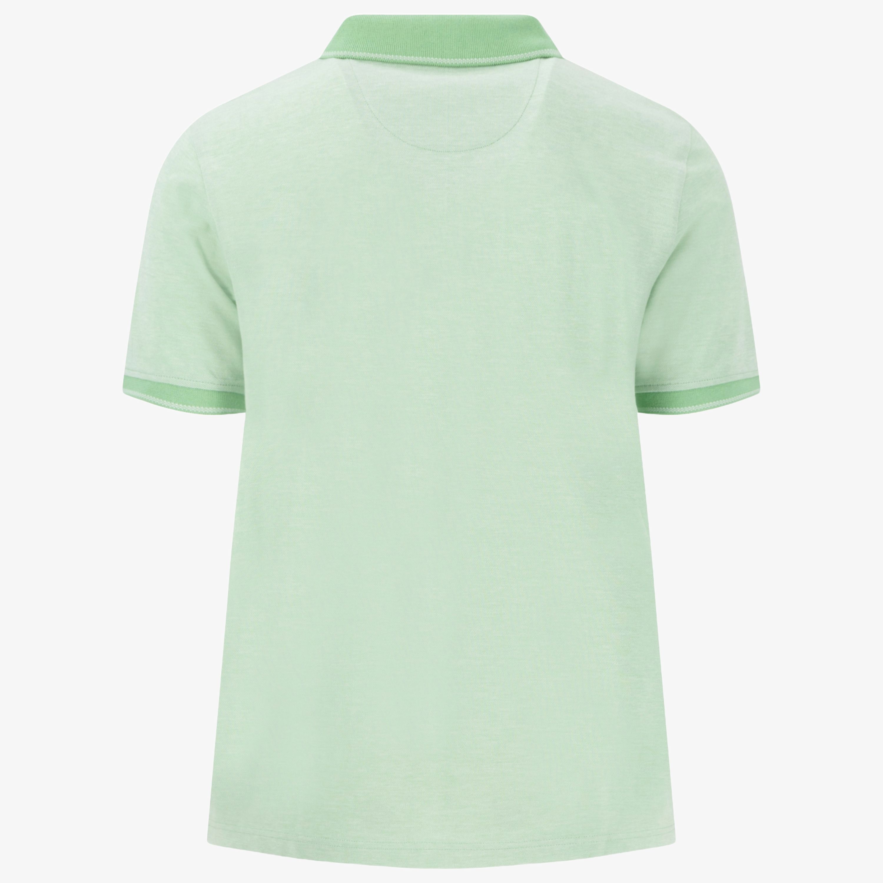 Fynch-Hatton 2 Tone Pique Polo Shirt - Turf Green