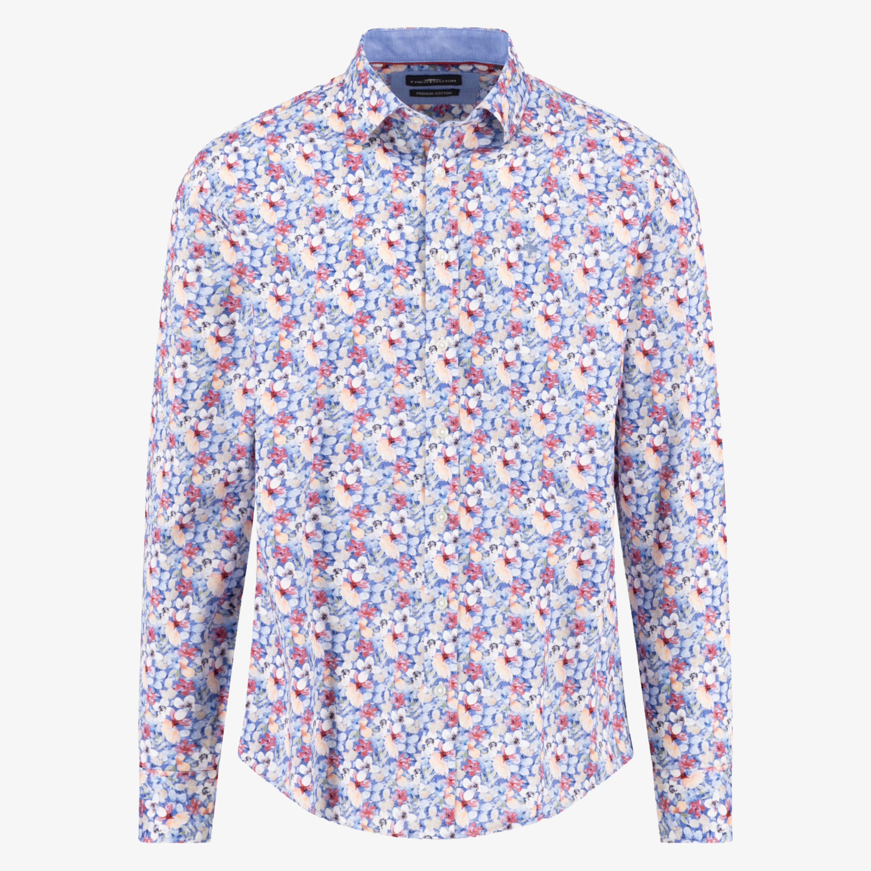 Fynch-Hatton Flower Print Shirt - Berry