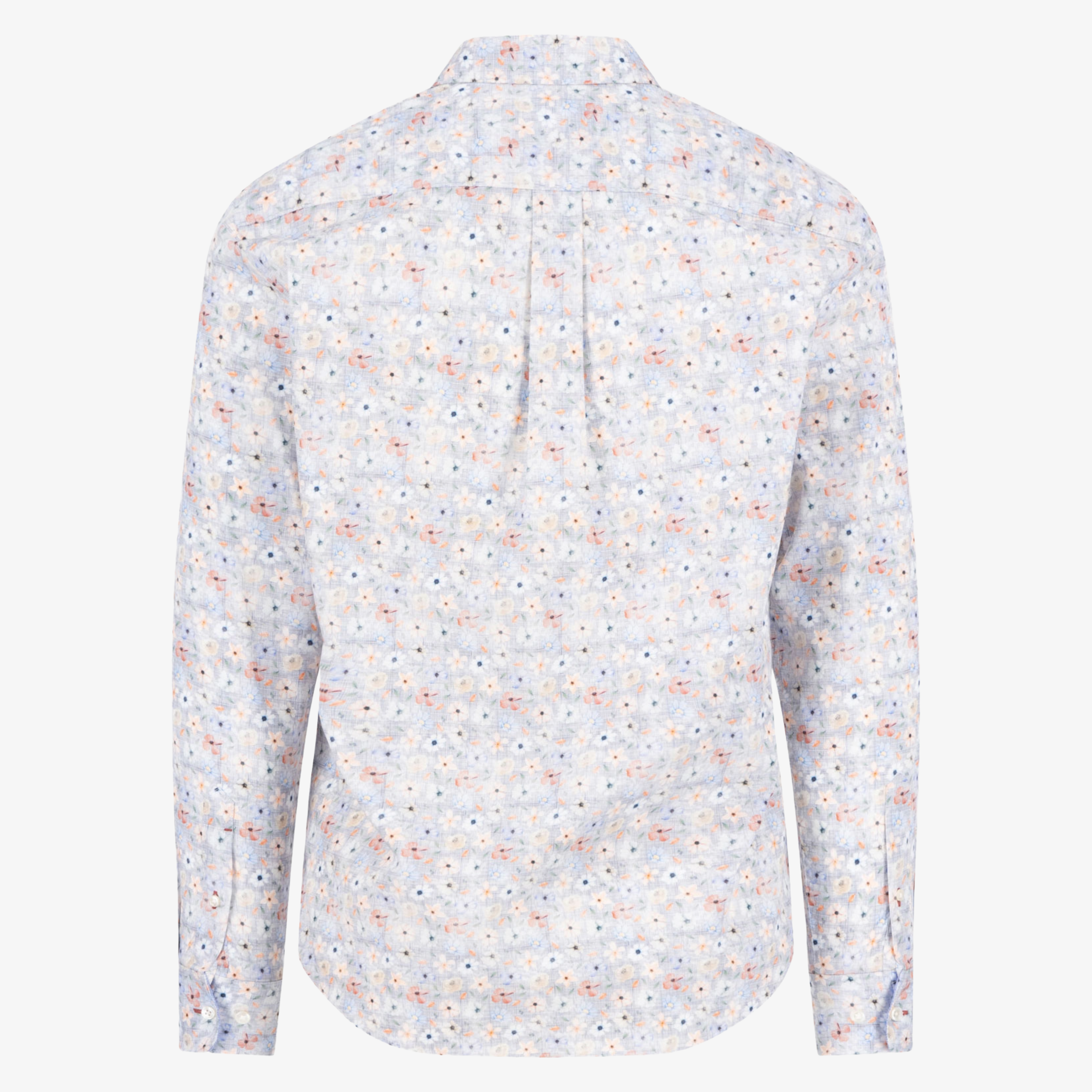 Fynch-Hatton Flower Print Shirt - Peach