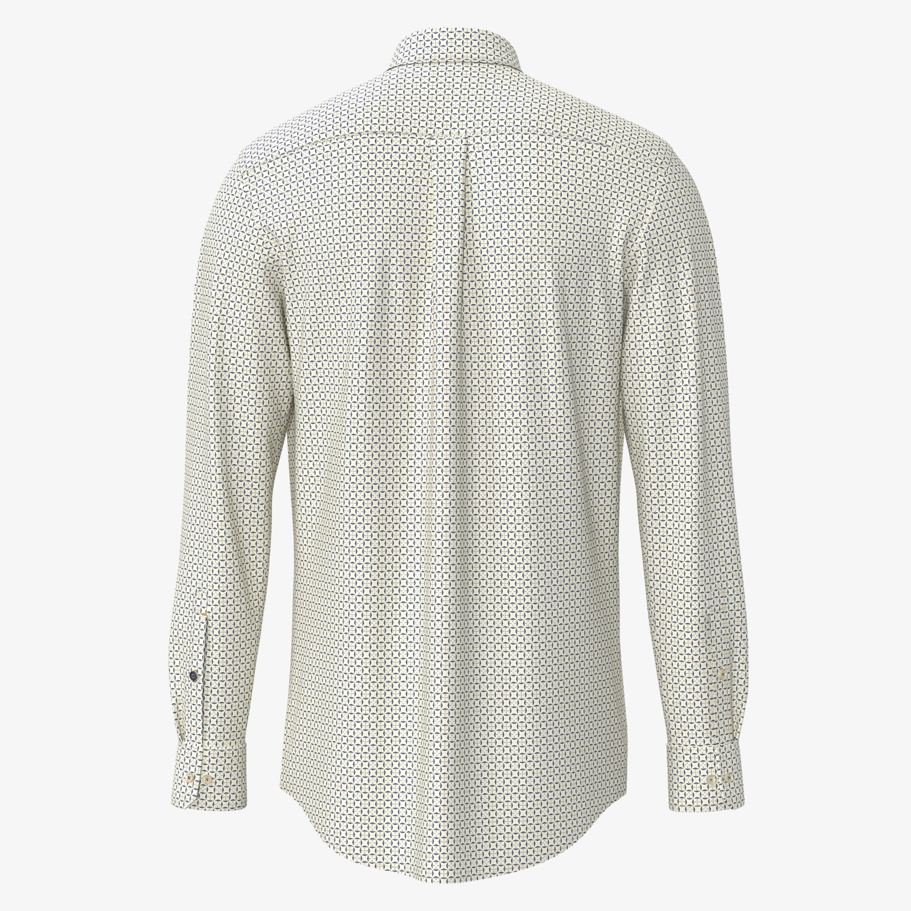Fynch-Hatton Small Print Shirt - Amber