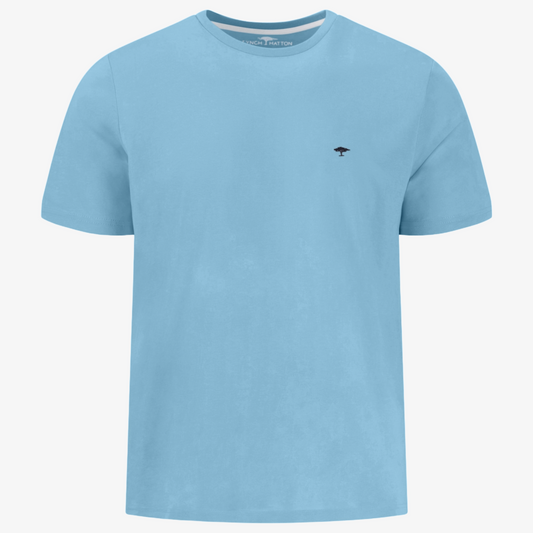 Fynch-Hatton Crew Neck T Shirt - Splashy Ocean