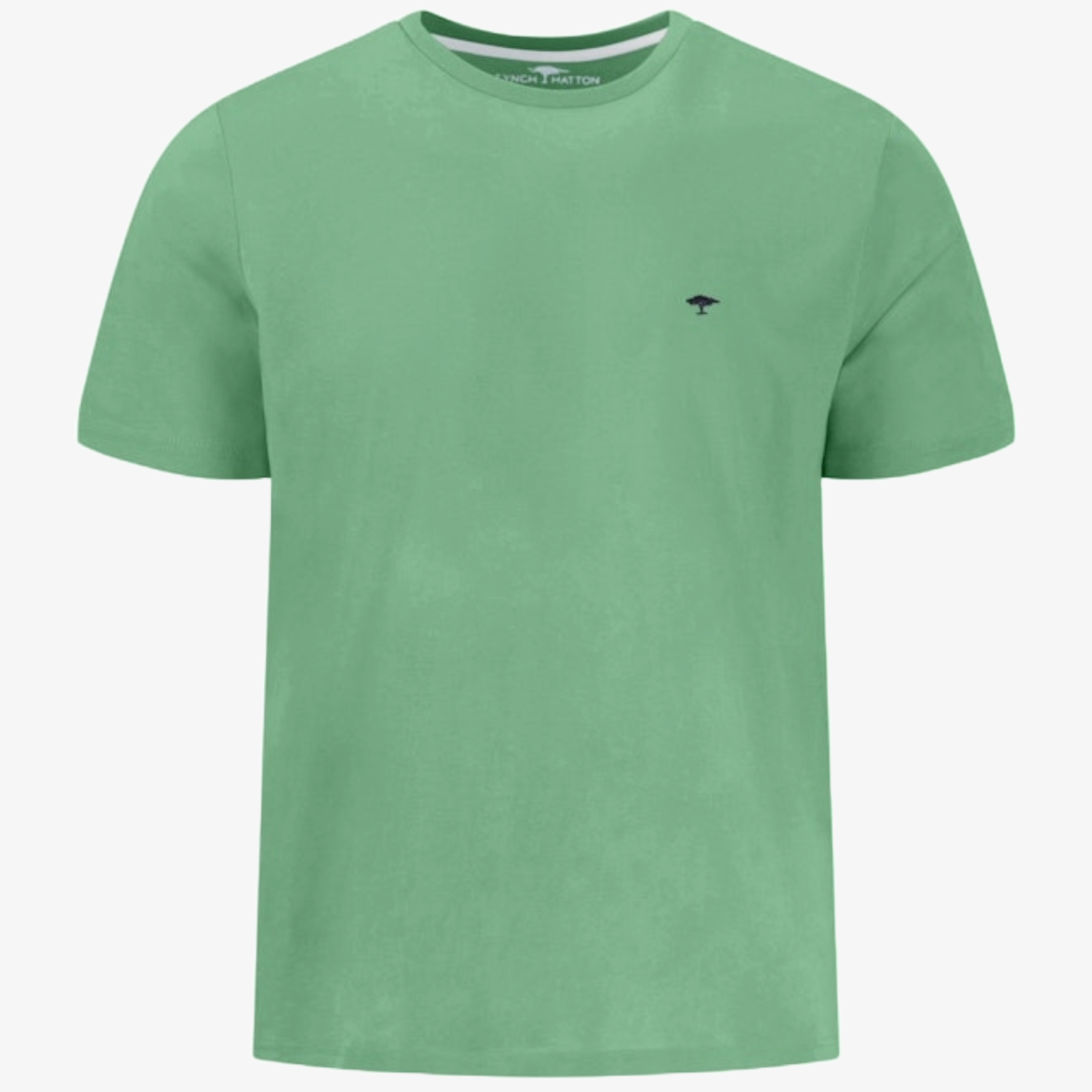 Fynch-Hatton Crew Neck T Shirt - Turf Green
