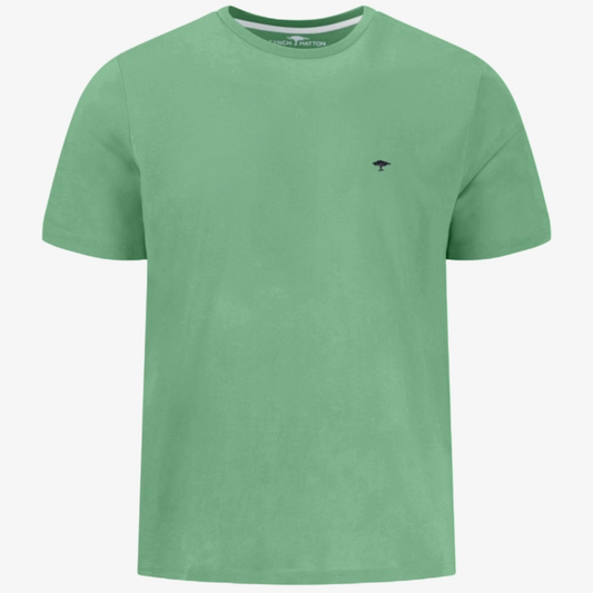 Fynch-Hatton Crew Neck T Shirt - Turf Green