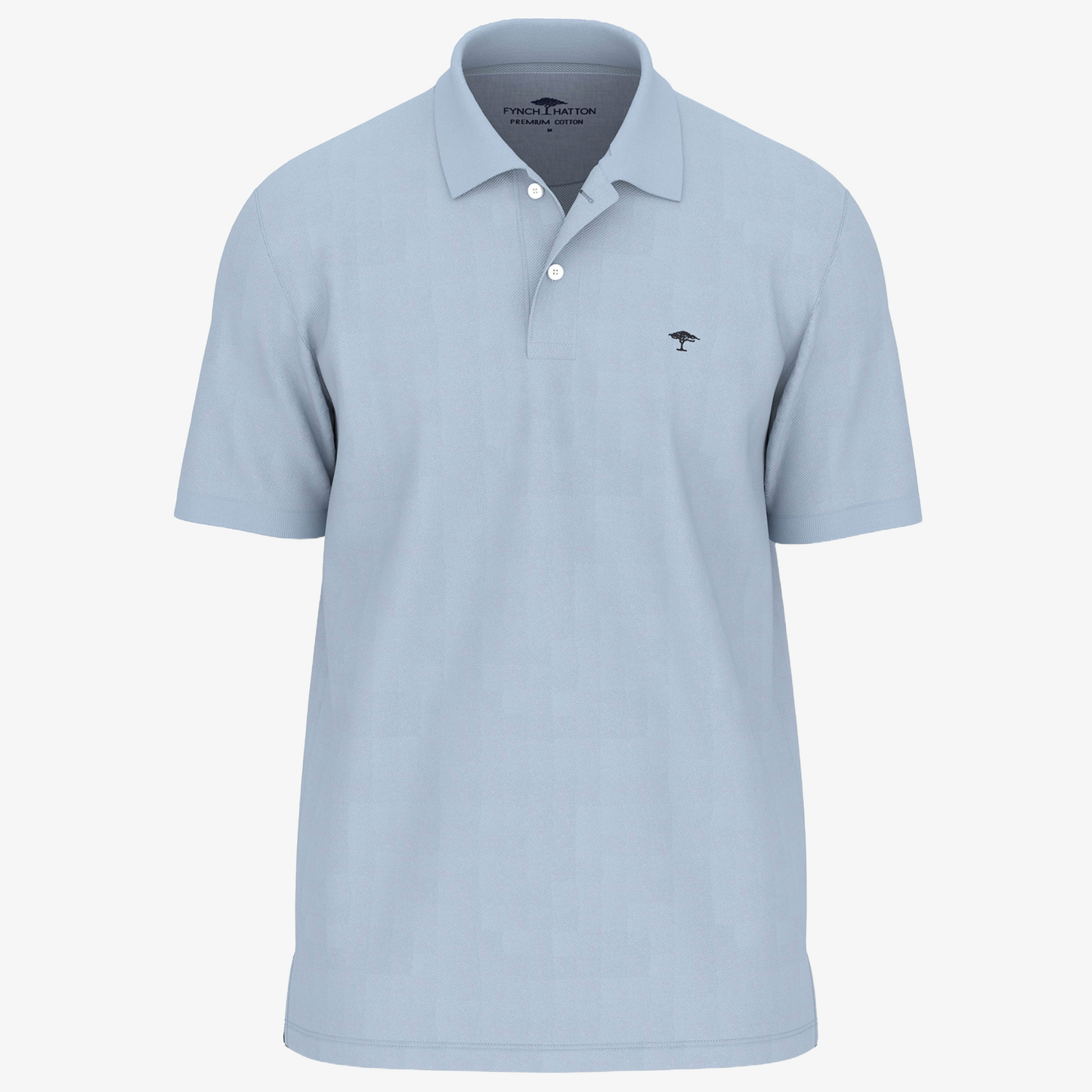 Fynch-Hatton Cotton Polo Shirt - Summer Breeze