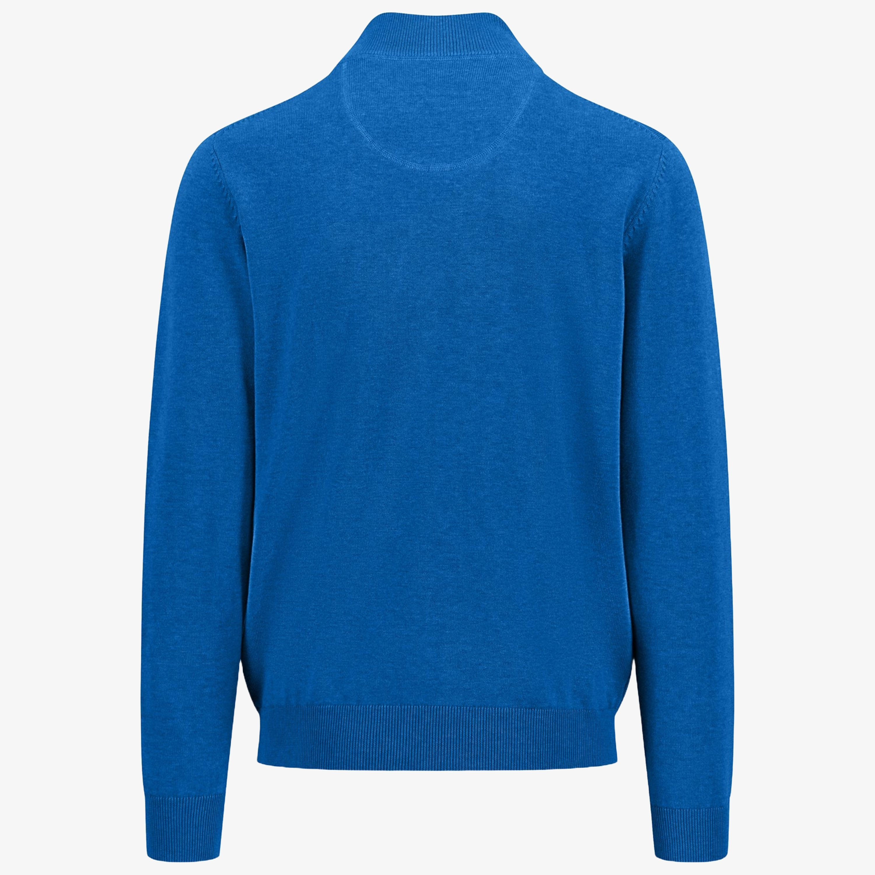 Fynch-Hatton Half Zip Jumper - Strong Blue