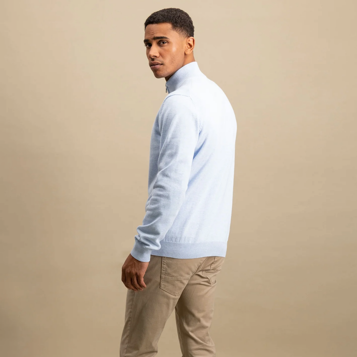 Fynch-Hatton Half Zip Jumper - Summer Breeze