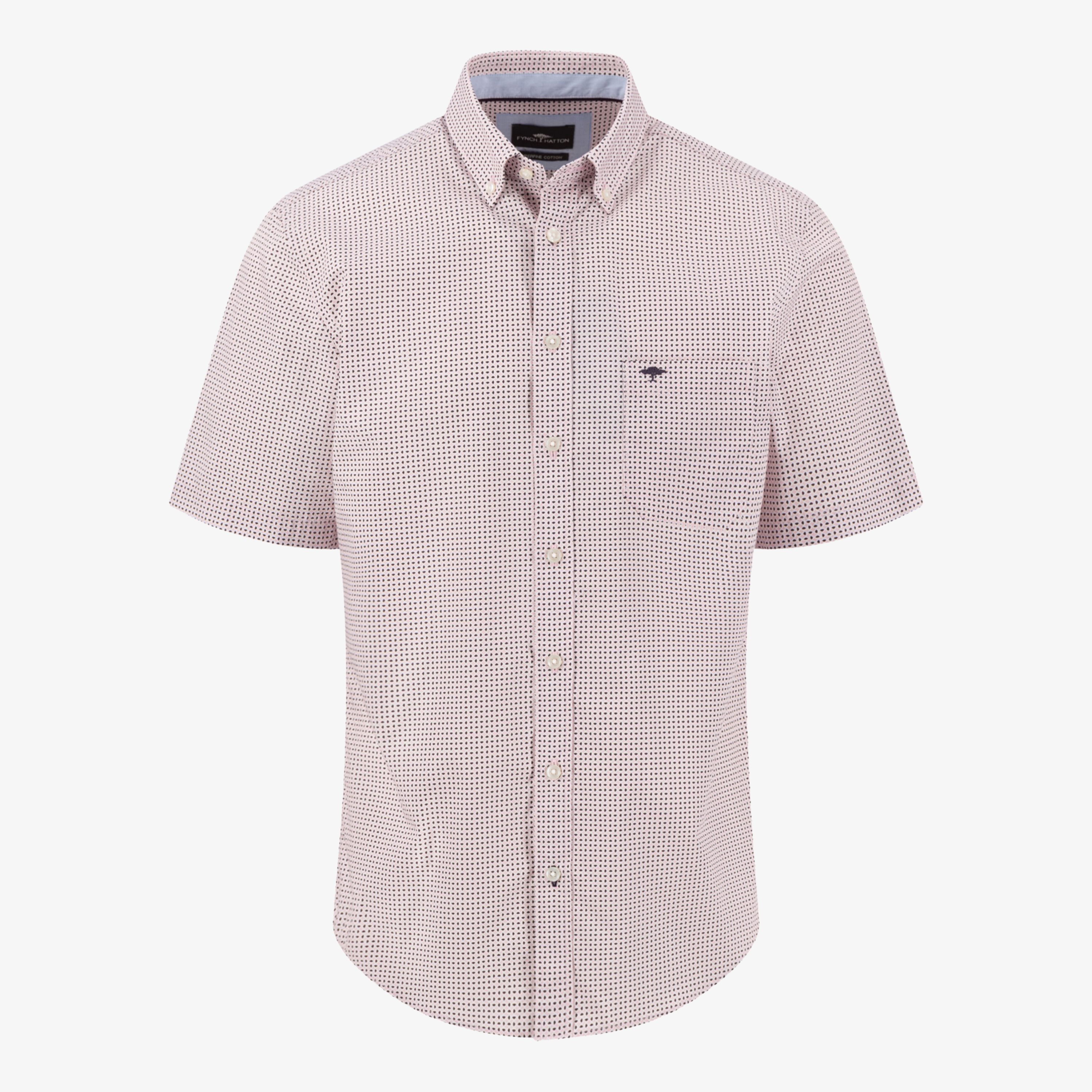 Fynch-Hatton Cotton Print Shirt - Magnolia