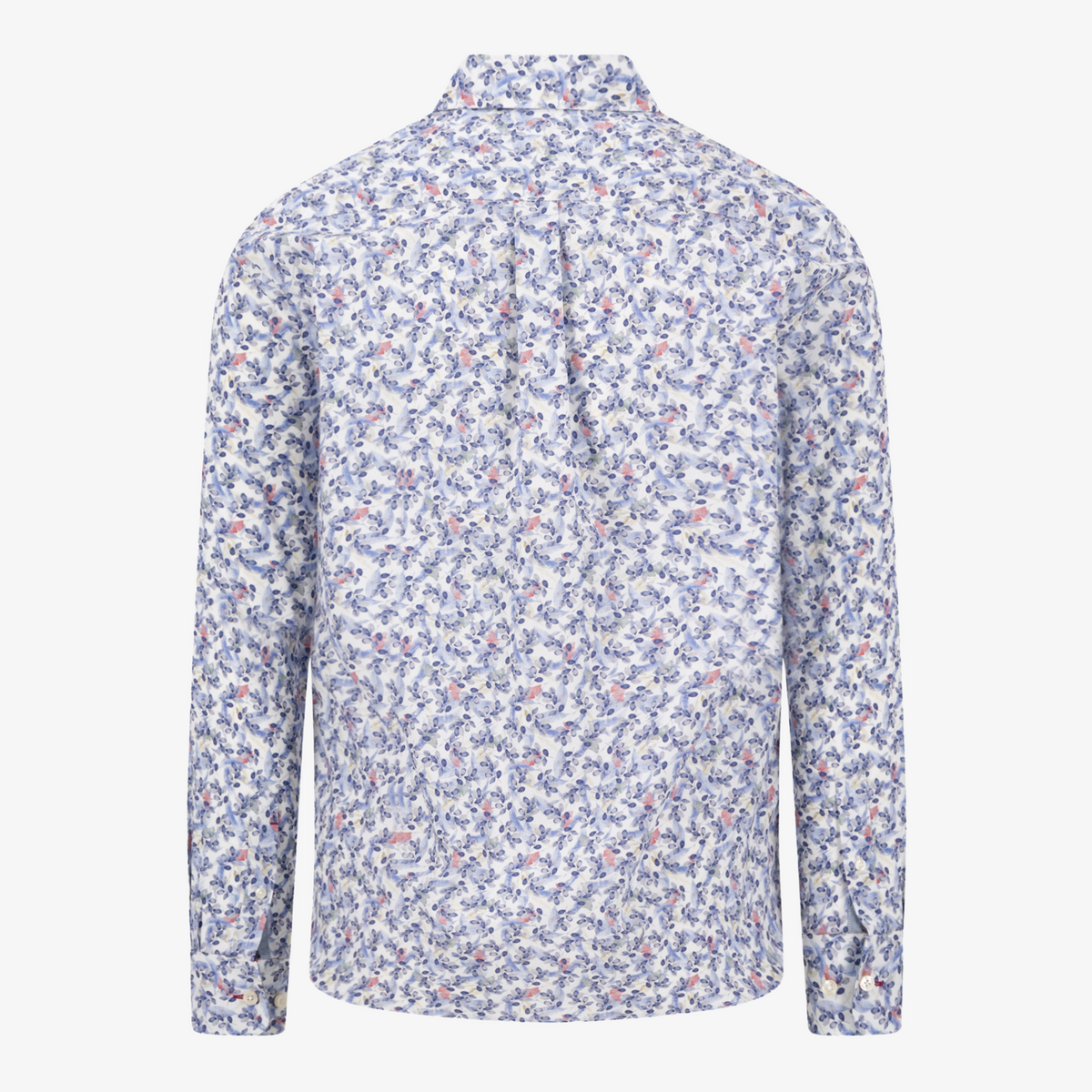 Fynch-Hatton Premium Flower Print Shirt - Blue