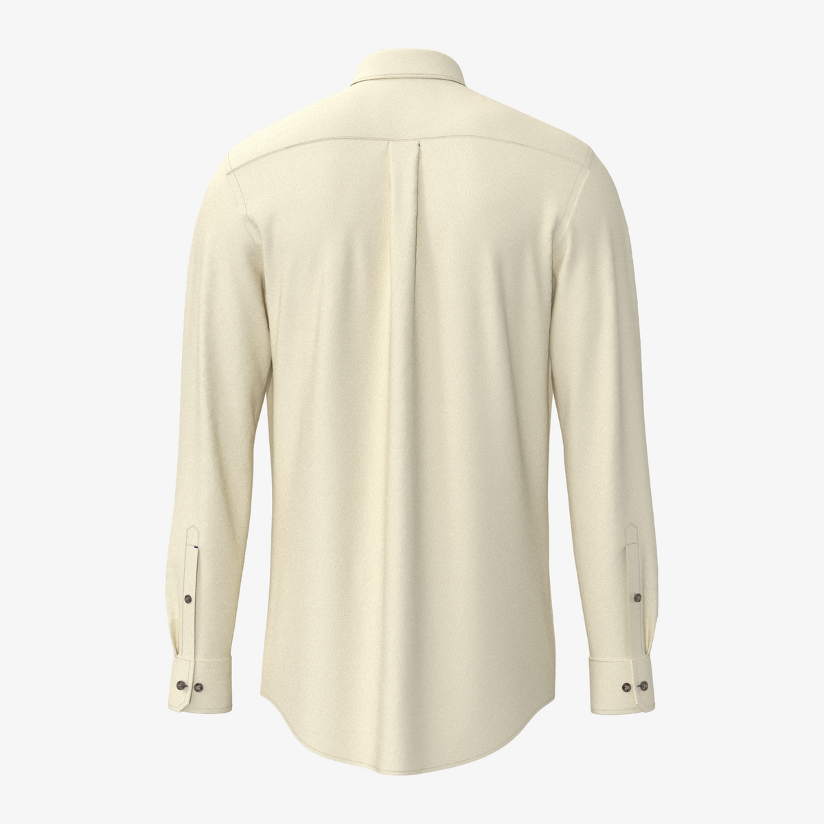 Fynch-Hatton Cotton Herringbone Shirt - Beige