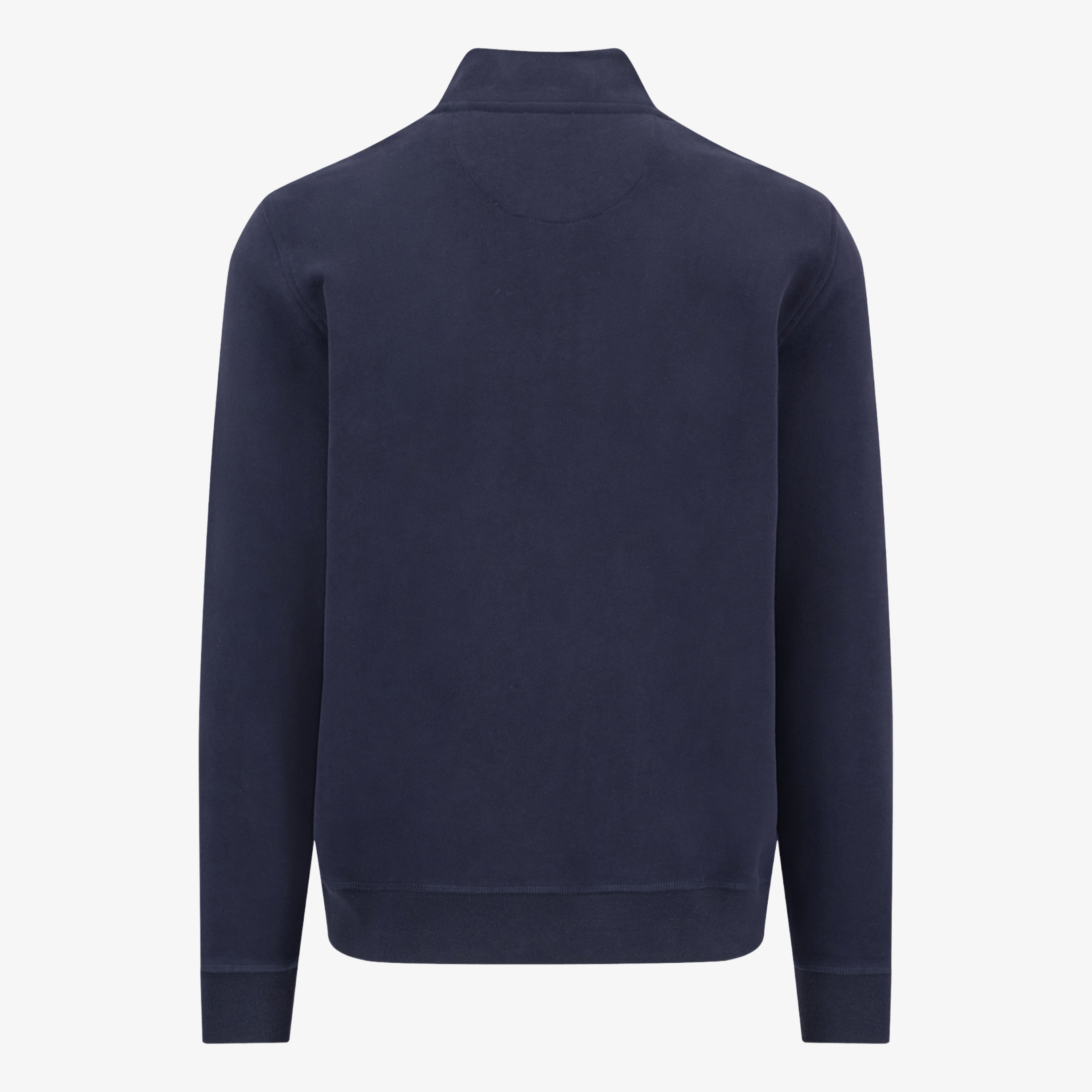 Fynch-Hatton Half Zip Sweat Jumper - Navy