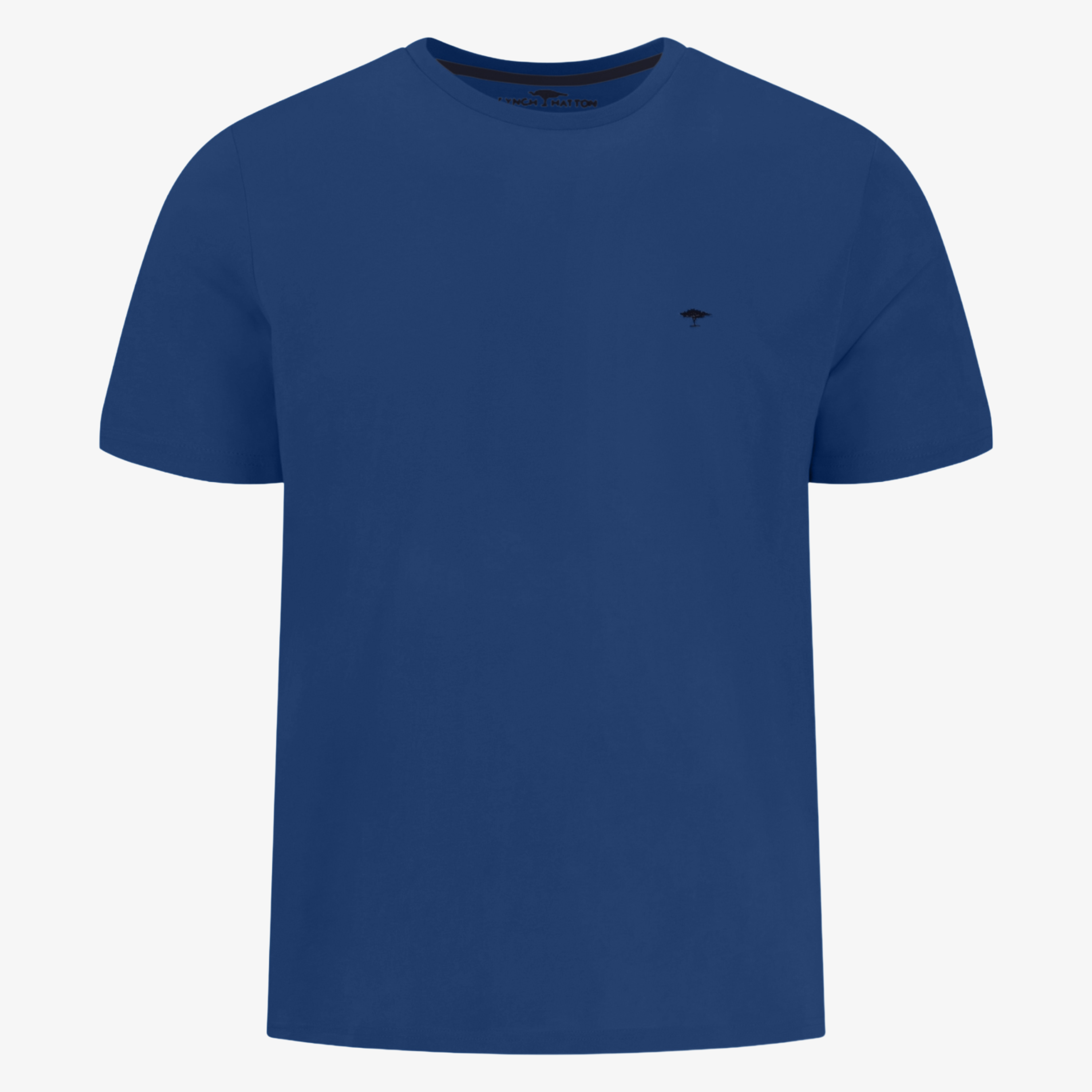 Fynch-Hatton Crew Neck T Shirt - Harbour Blue
